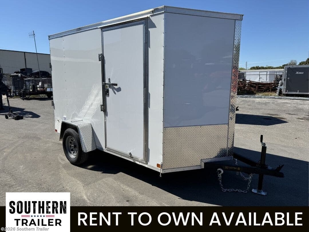 2026 Covered Wagon 6X10 Single Axle Enclosed Cargo Trailer 2990 GVWR