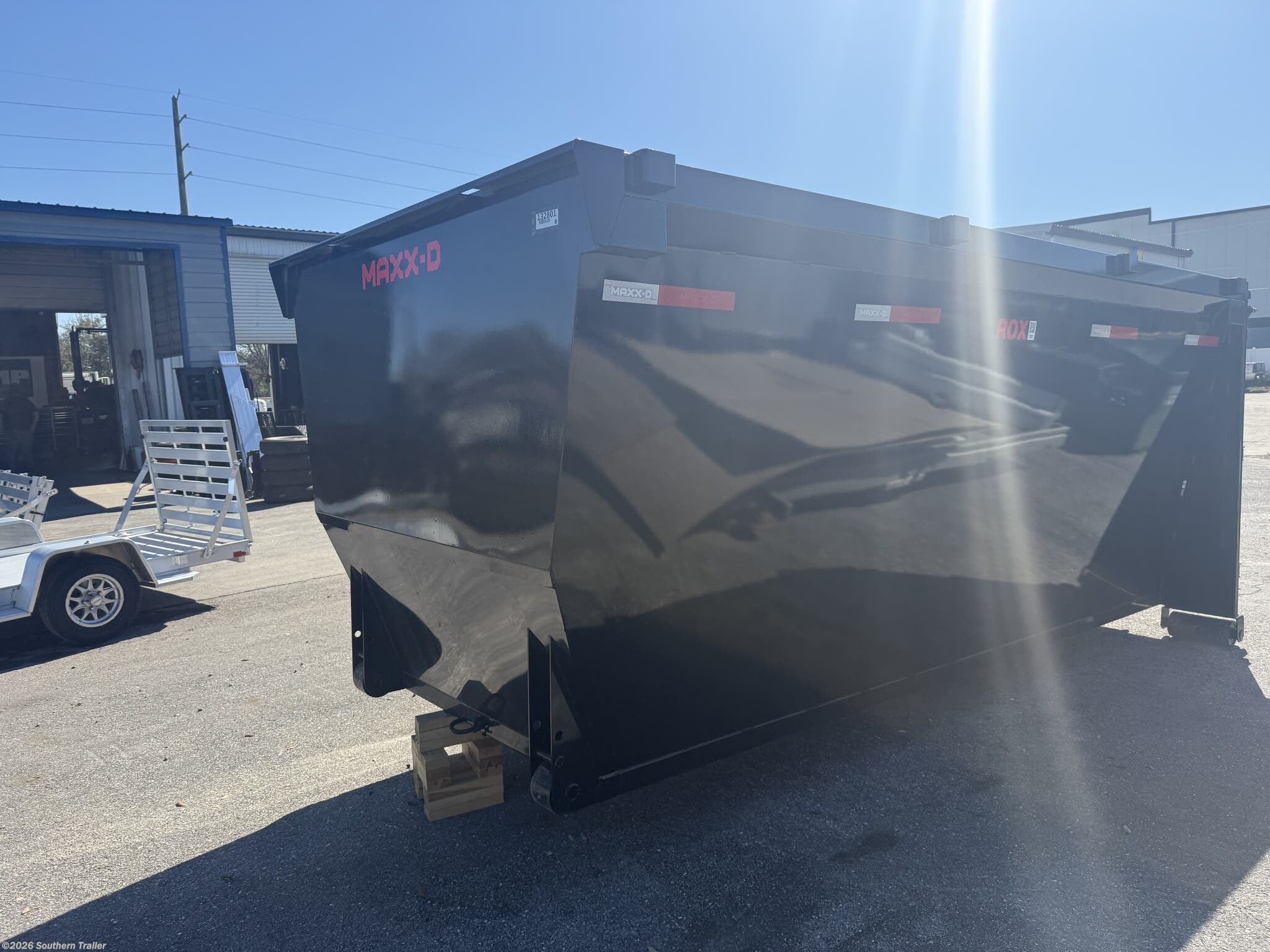 New 2026 MAXX-D 14' Roll Off Bin ONLY 6' Sides available in Englewood, Florida