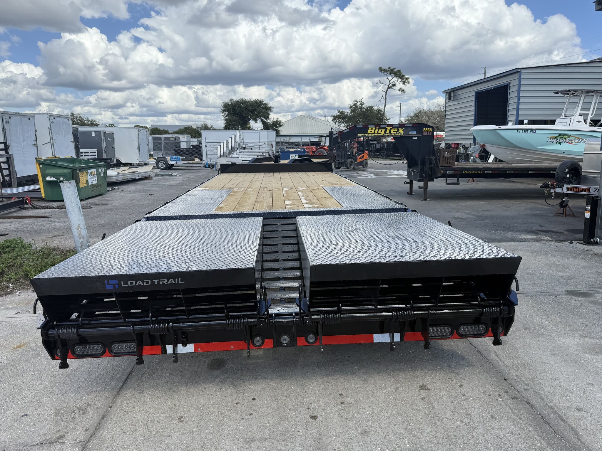 New 2026 Load Trail PS 102X24 Deckover Trailer w/MAX Ramps 16K GVWR available in Englewood, Florida
