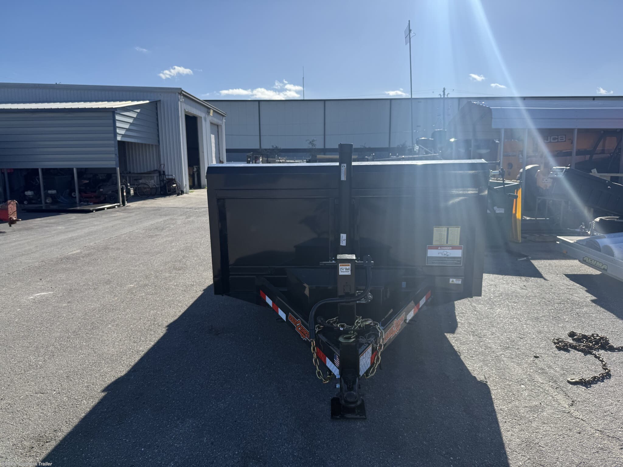 2026 Down 2 Earth 82X14 Telescopic Dump Trailer 7GA Floor 14K GVWR - New Dump Trailer for sale by Southern Trailer in Englewood, Florida