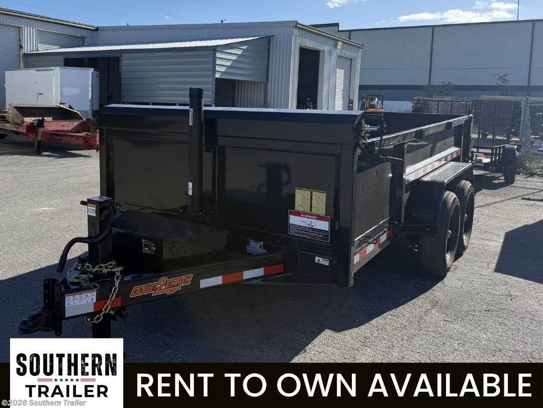 2026 Down 2 Earth 82X14 Telescopic Dump Trailer 7GA Floor 14K GVWR