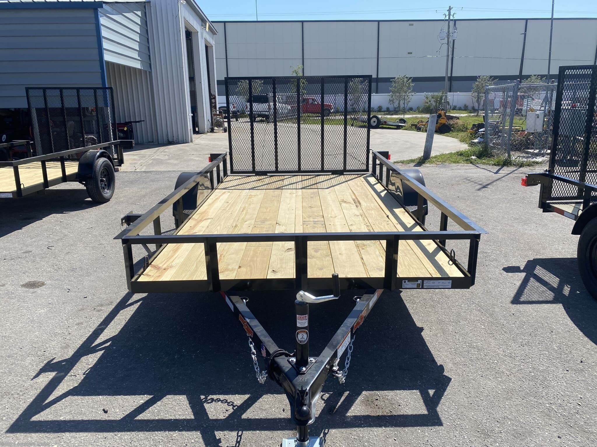 2026 76X12 Angle Utility Trailer 2990 GVWR by Down 2 Earth from Southern Trailer in Englewood, Florida