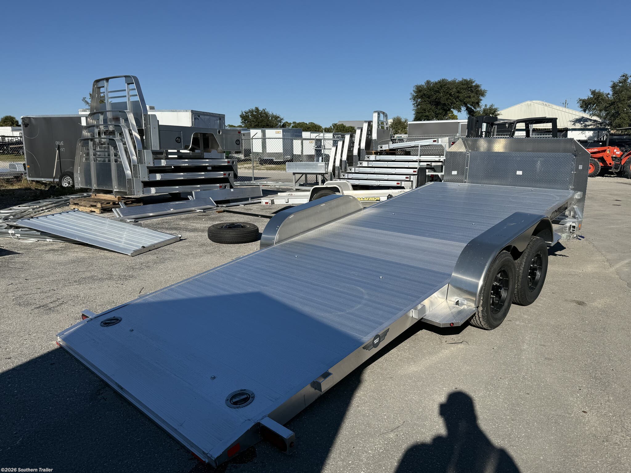 2027 Aluma 8218ANV-TILT-TA 18' Anniversary Edition Aluminum Car Hauler 7K GVW - New Car Hauler Trailer for sale by Southern Trailer in Englewood, Florida
