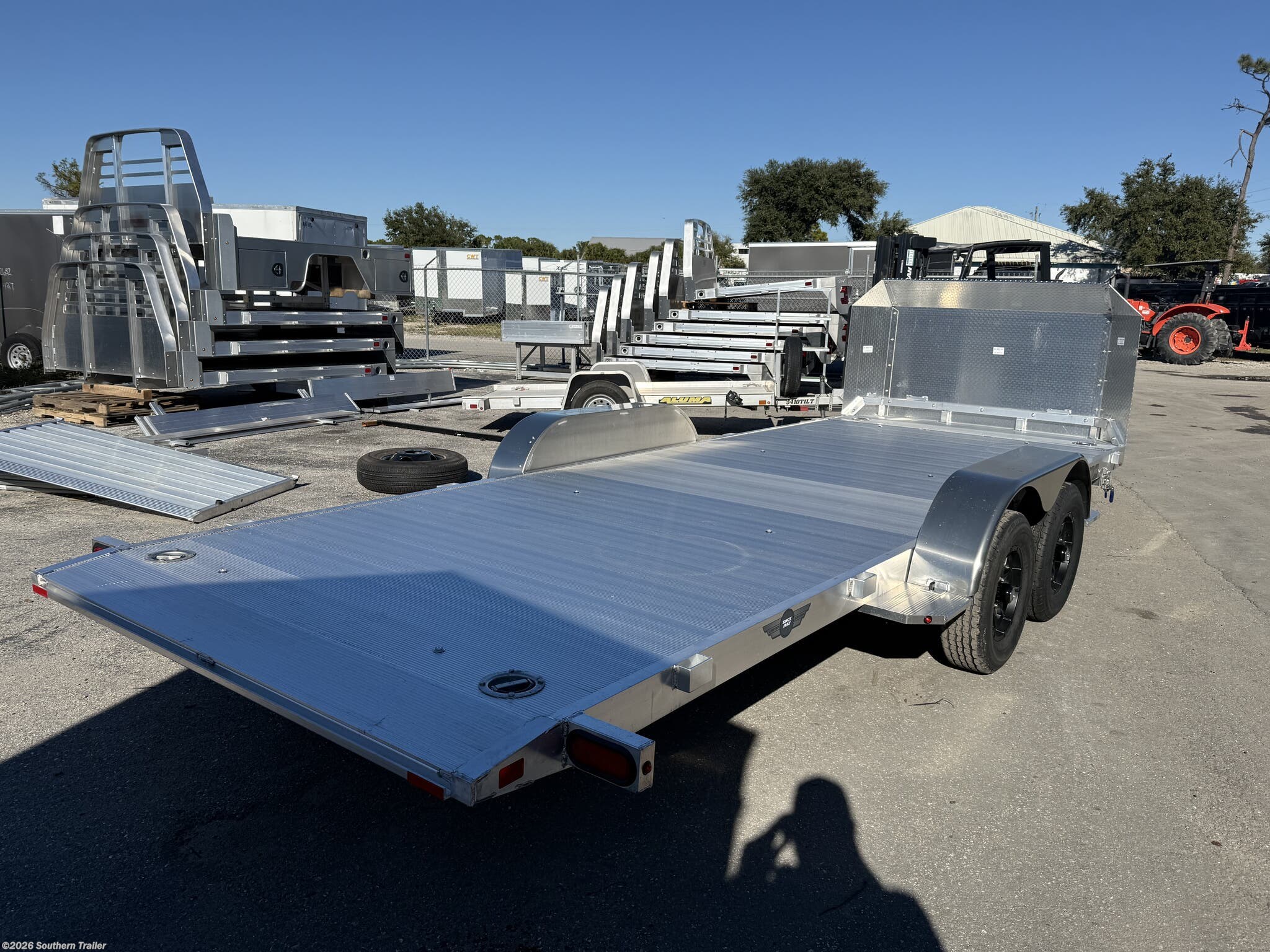 2027 8218ANV-TILT-TA 18' Anniversary Edition Aluminum Car Hauler 7K GVW by Aluma from Southern Trailer in Englewood, Florida