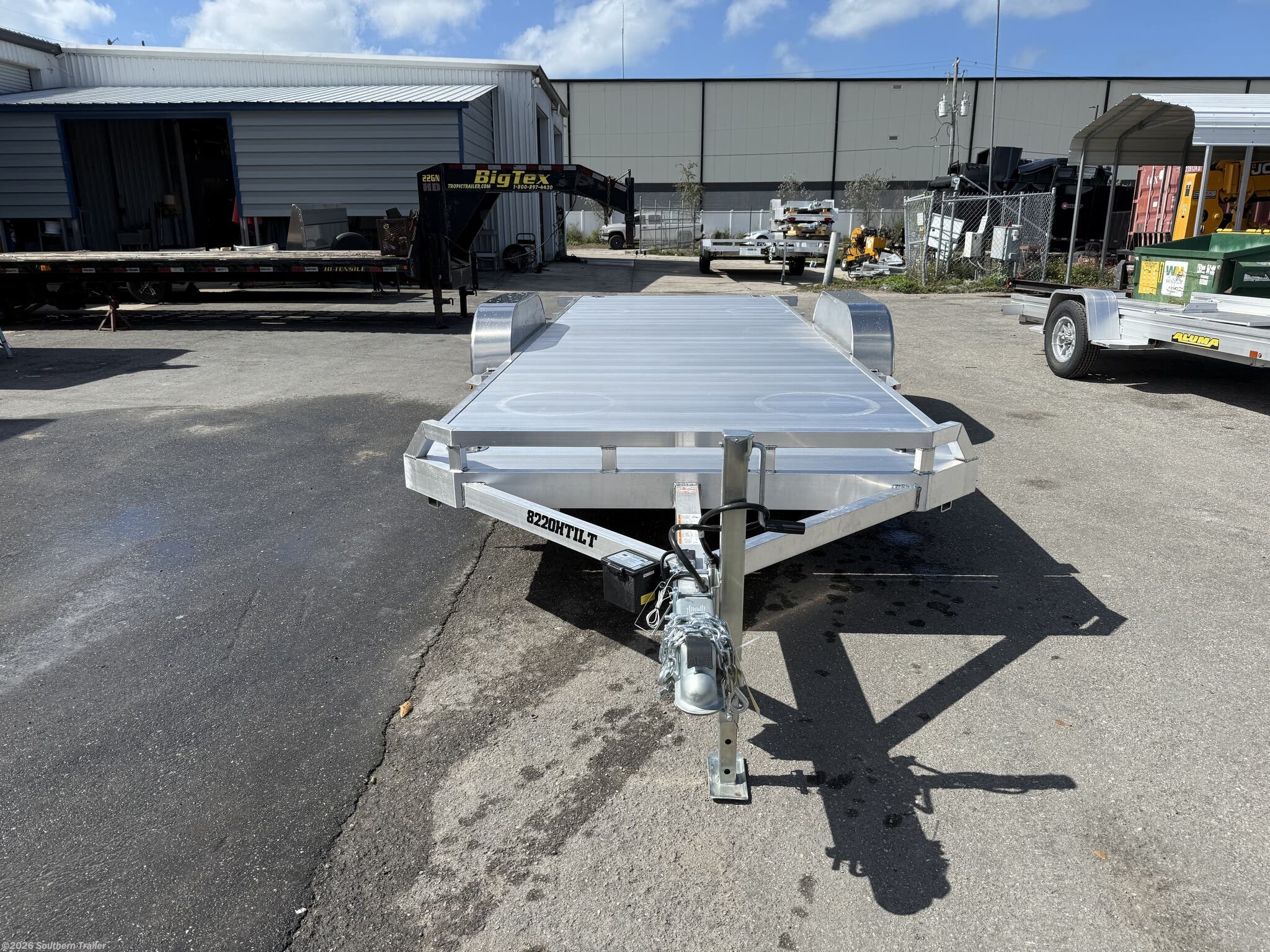 2027 8220H Tilt Aluminum Tilt Car Trailer 9990 LB GVWR by Aluma from Southern Trailer in Englewood, Florida