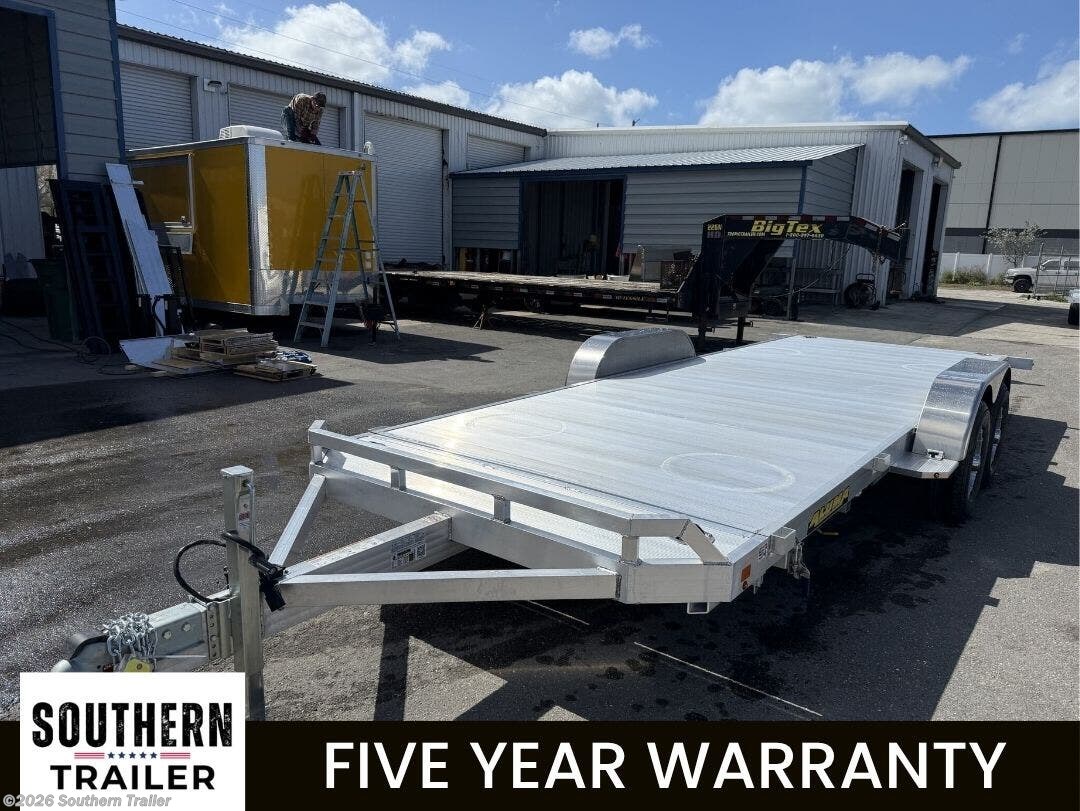 2027 Aluma 8220H Tilt Aluminum Tilt Car Trailer 9990 LB GVWR