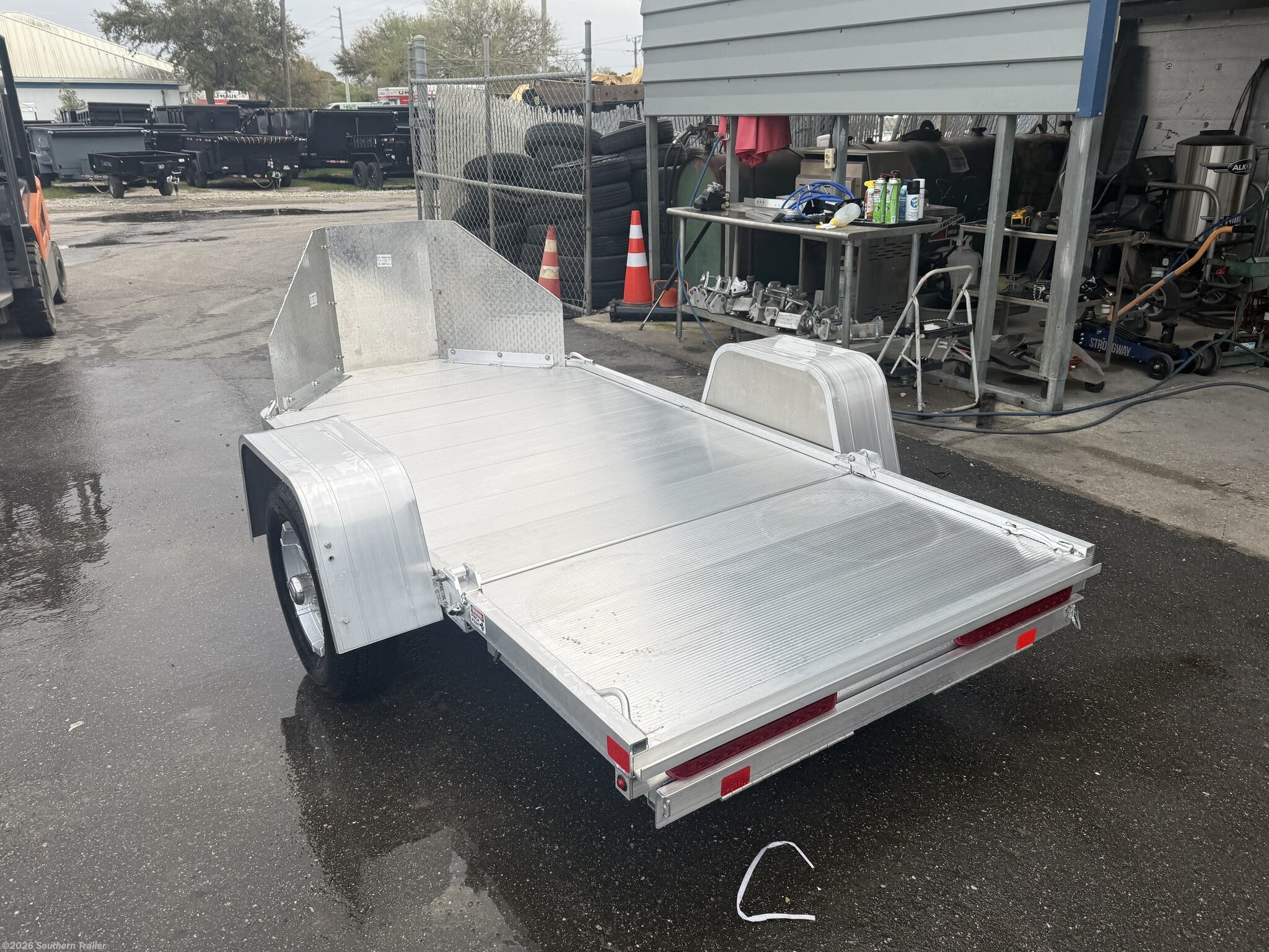 2027 Aluma MC1F-S-R Aluminum Folding Motorcycle Trailer - New Motorcycle Trailer for sale by Southern Trailer in Englewood, Florida