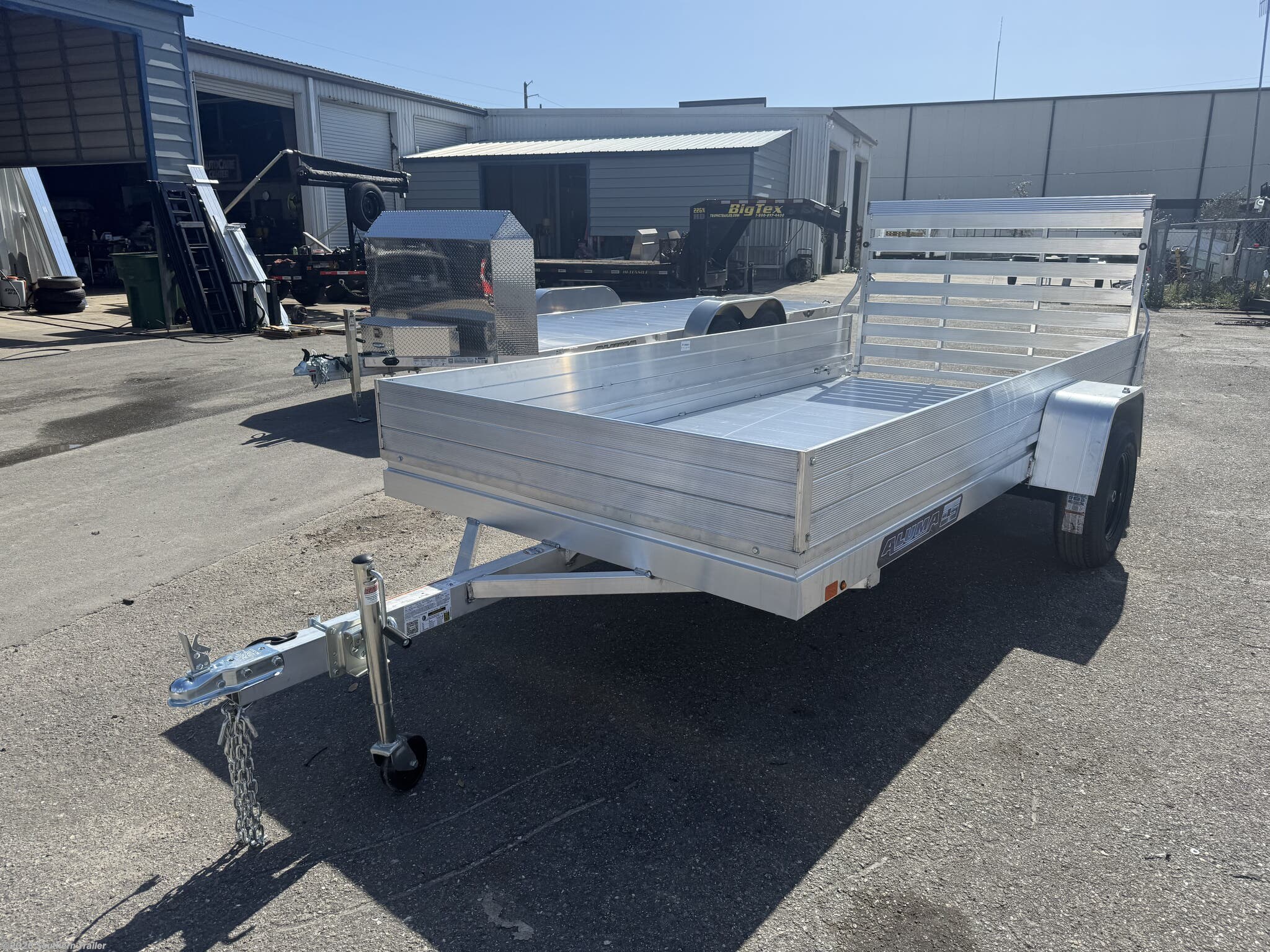 2027 Aluma 6812H-ESA 12' Aluminum Utility Trailer w/Removable Sides