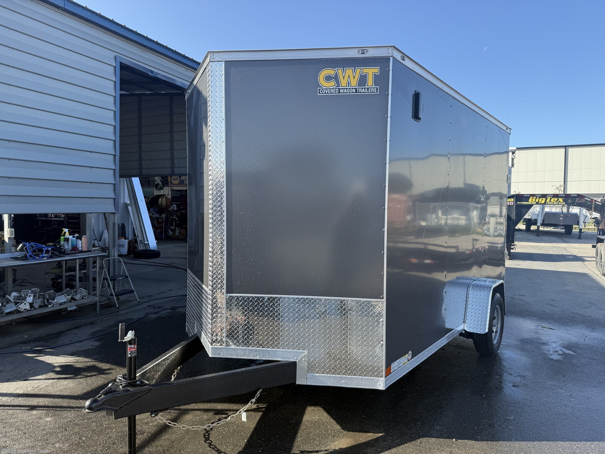 2026 Covered Wagon 7X12 Single Axle Enclosed Cargo Trailer 2990 GVWR