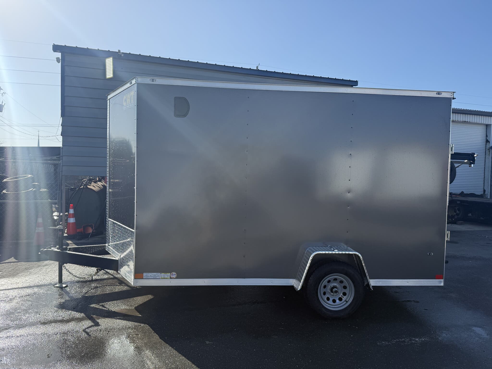 New 2026 Covered Wagon 7X12 Single Axle Enclosed Cargo Trailer 2990 GVWR available in Englewood, Florida