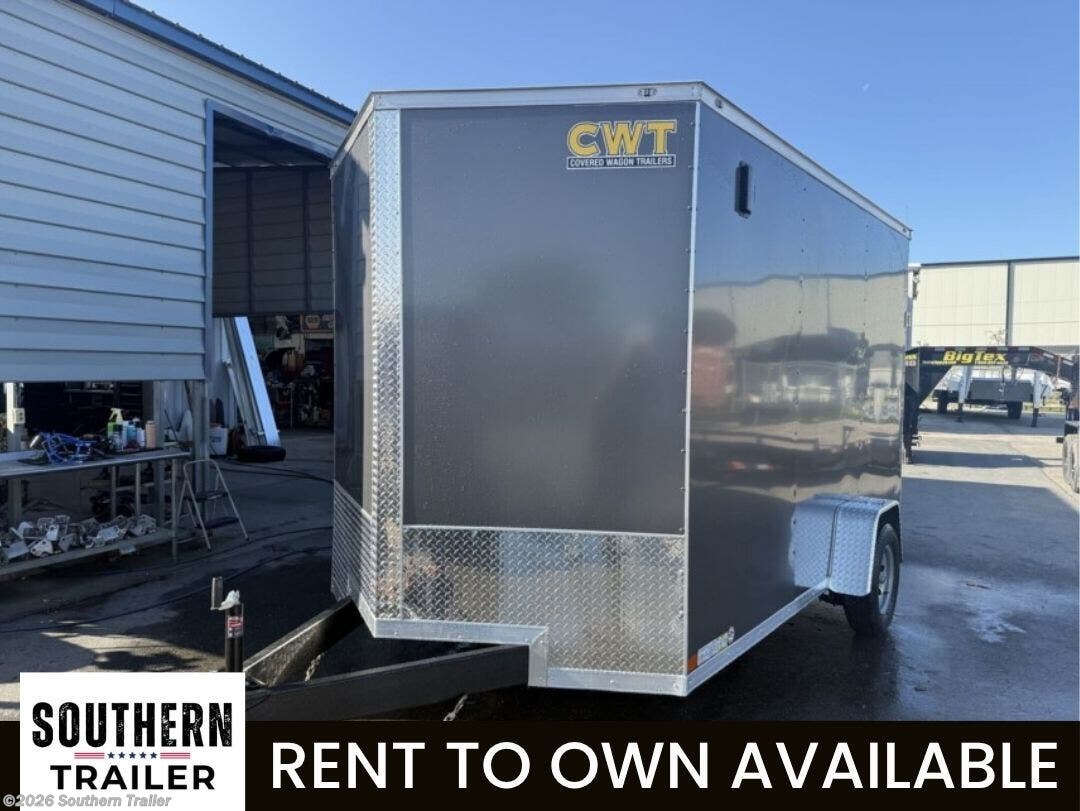 2026 Covered Wagon 7X12 Single Axle Enclosed Cargo Trailer 2990 GVWR