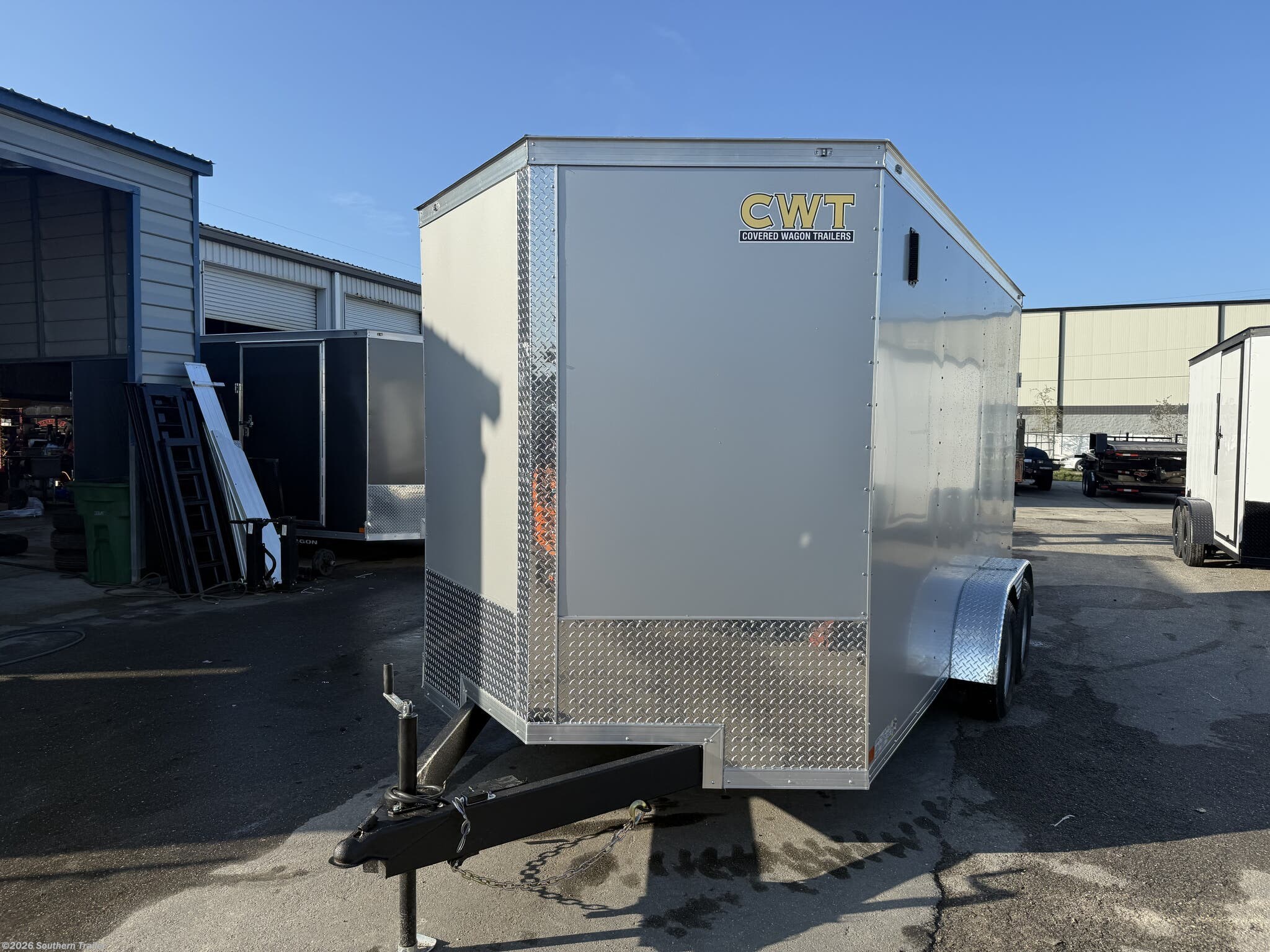 2026 Covered Wagon Goldmine 7X14 Extra Tall Enclosed Cargo Trailer 7K GVWR - New Cargo Trailer for sale by Southern Trailer in Englewood, Florida