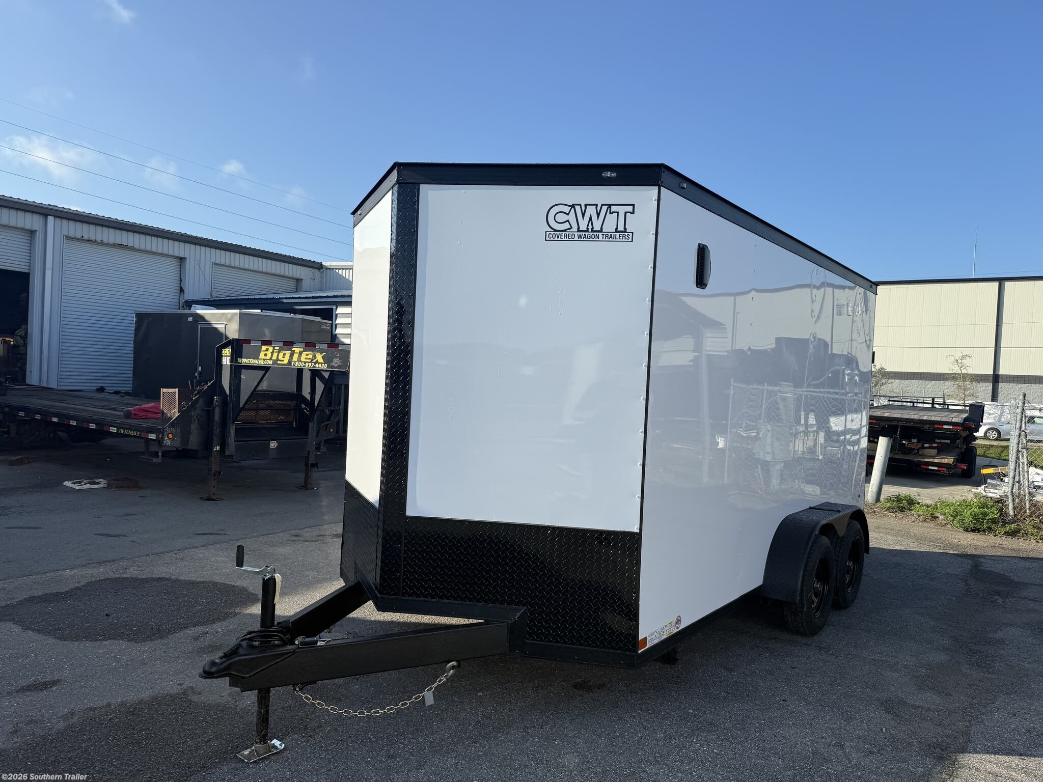 2026 Covered Wagon Goldmine 7X14 Extra Tall Enclosed Cargo Blackout Pkg 7K GVW - New Cargo Trailer for sale by Southern Trailer in Englewood, Florida