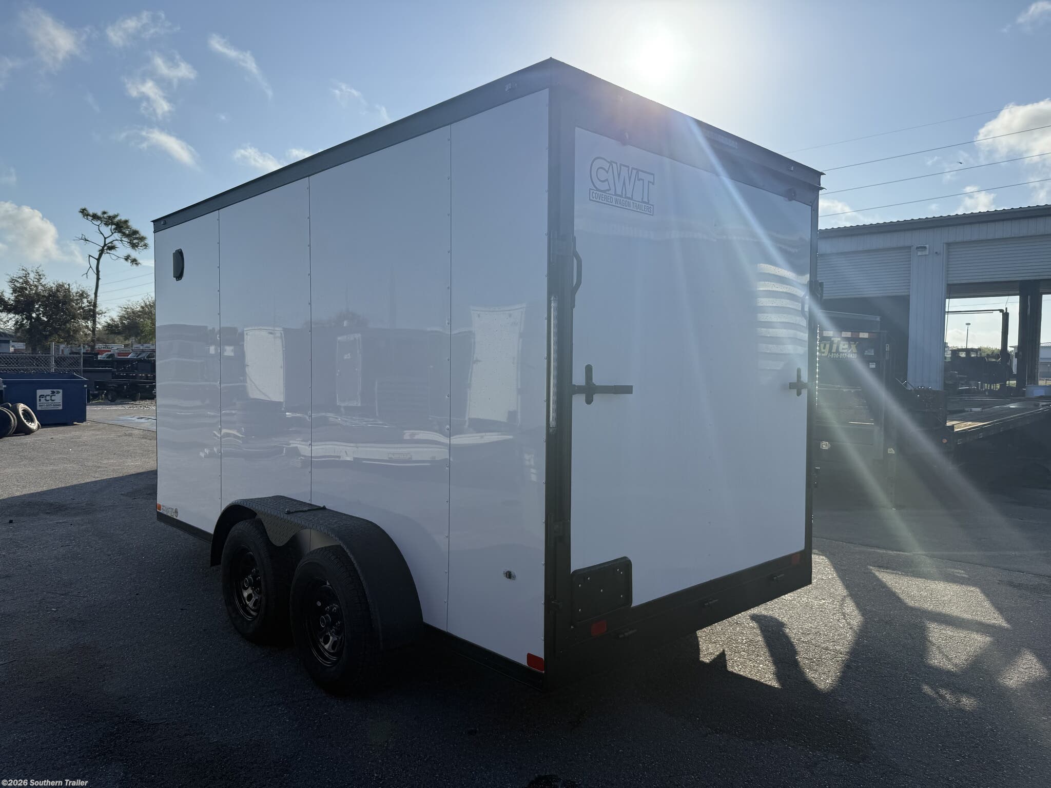 New 2026 Covered Wagon Goldmine 7X14 Extra Tall Enclosed Cargo Blackout Pkg 7K GVW available in Englewood, Florida