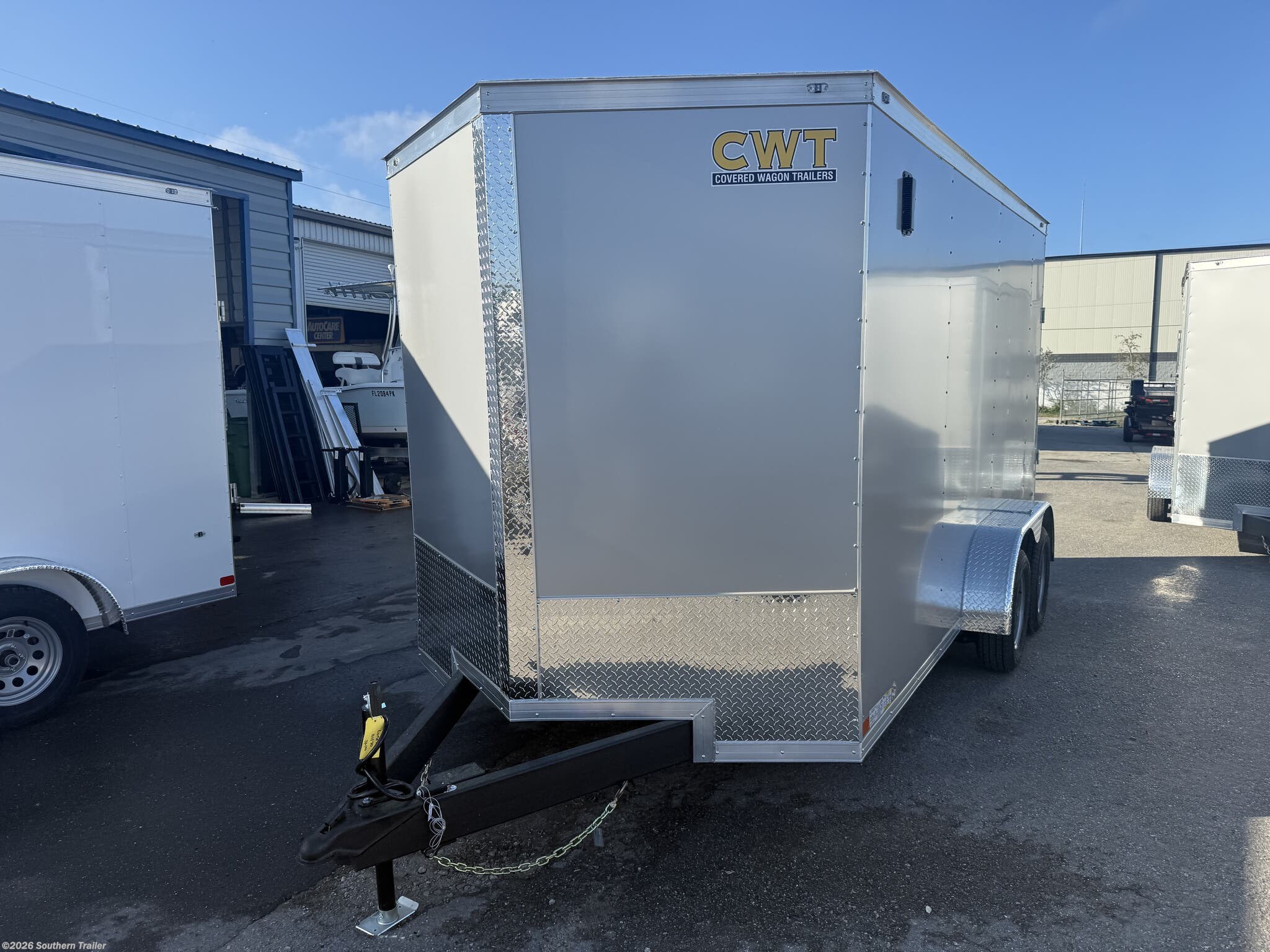 2026 Covered Wagon Goldmine 7X14 Extra Tall Enclosed Cargo Trailer 7K GVWR - New Cargo Trailer for sale by Southern Trailer in Englewood, Florida