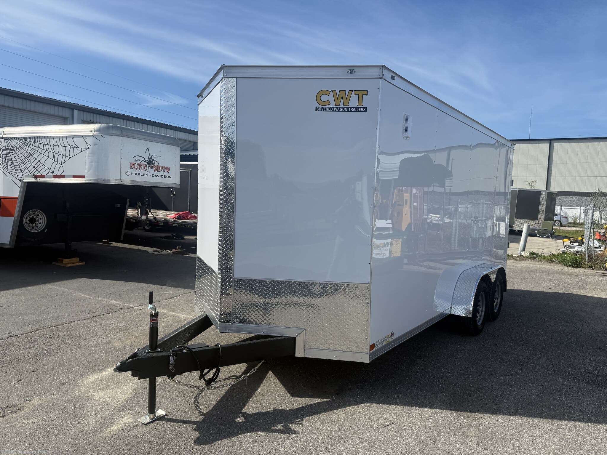 2026 Covered Wagon 7X16 Extra Tall Enclosed Cargo Trailer 7K GVWR - New Cargo Trailer for sale by Southern Trailer in Englewood, Florida