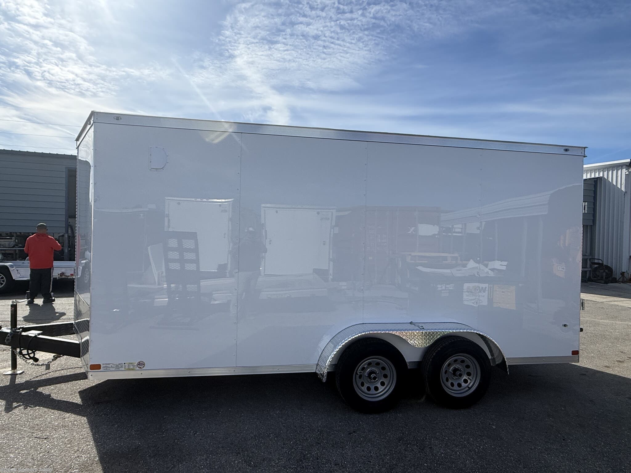 New 2026 Covered Wagon 7X16 Extra Tall Enclosed Cargo Trailer 7K GVWR available in Englewood, Florida