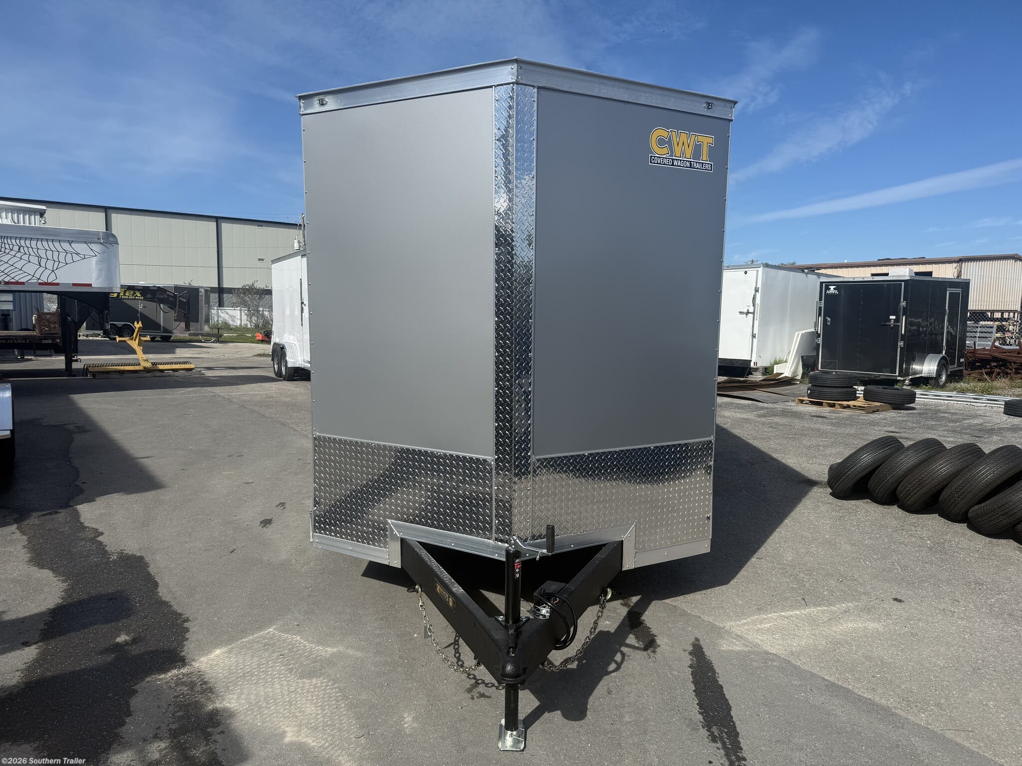 2026 7X16 Extra Tall Enclosed Cargo Trailer 7K GVWR by Covered Wagon from Southern Trailer in Englewood, Florida
