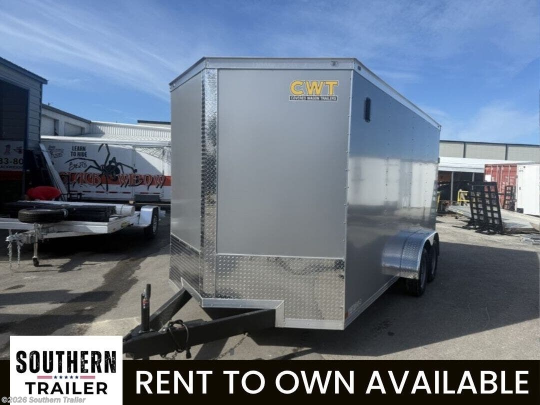 2026 Covered Wagon 7X16 Extra Tall Enclosed Cargo Trailer 7K GVWR