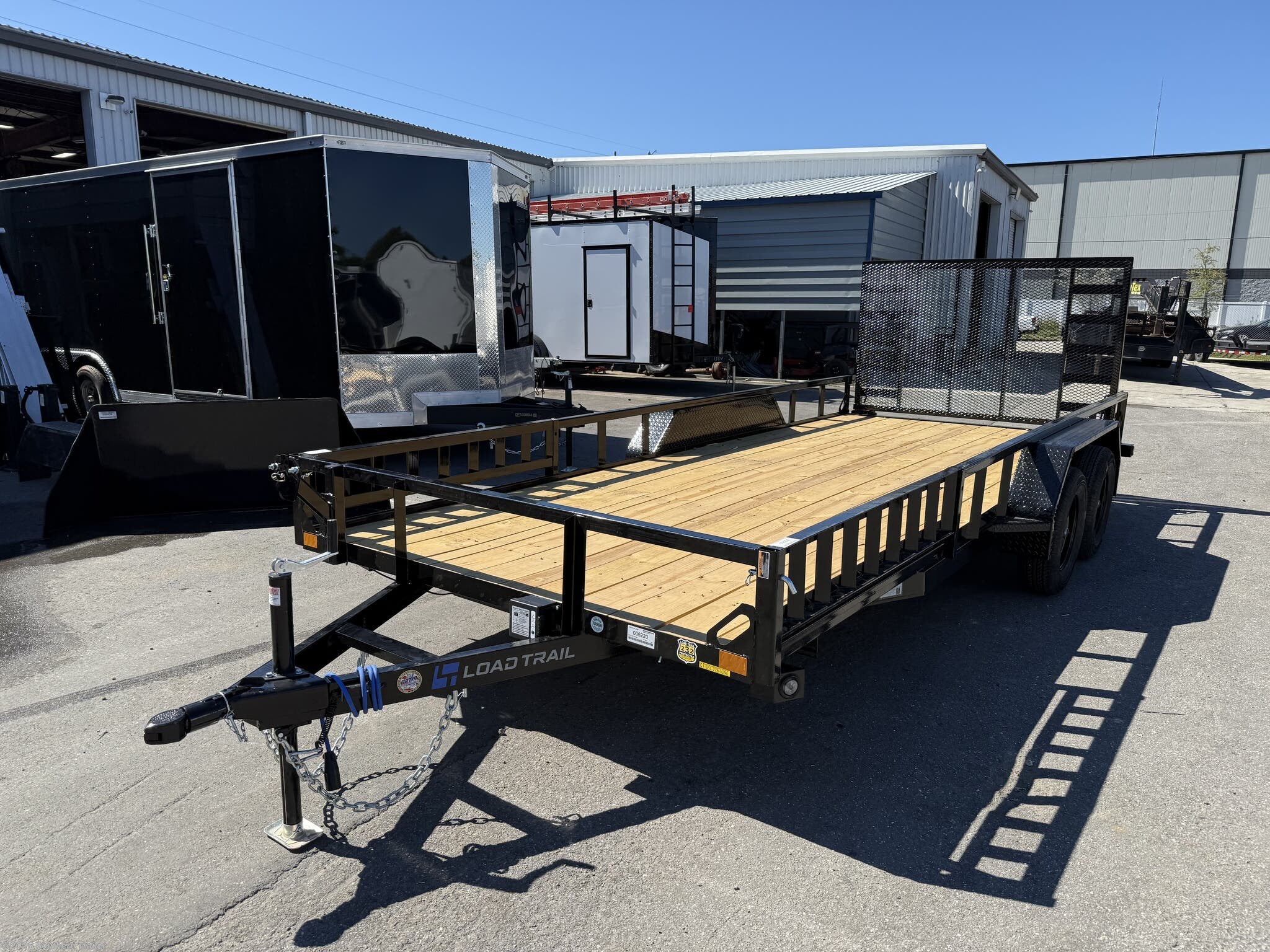 2026 UE 83X18 Utility Trailer w/Side Rail Ramps 7K GVWR by Load Trail from Southern Trailer in Englewood, Florida