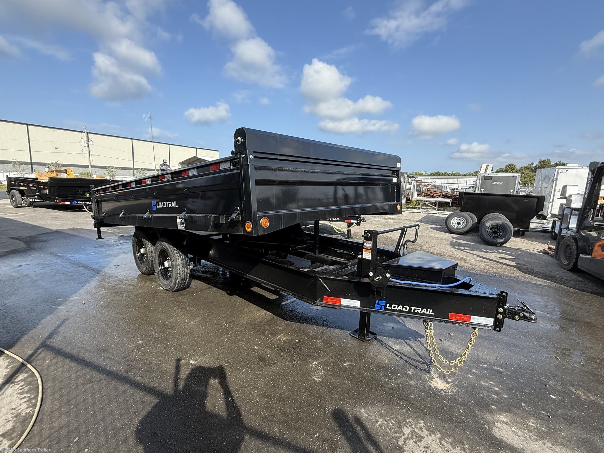 2026 Load Trail DZ 96X16X18" Deckover Dump w/Fold Down Sides 14K GVWR - New Dump Trailer for sale by Southern Trailer in Englewood, Florida