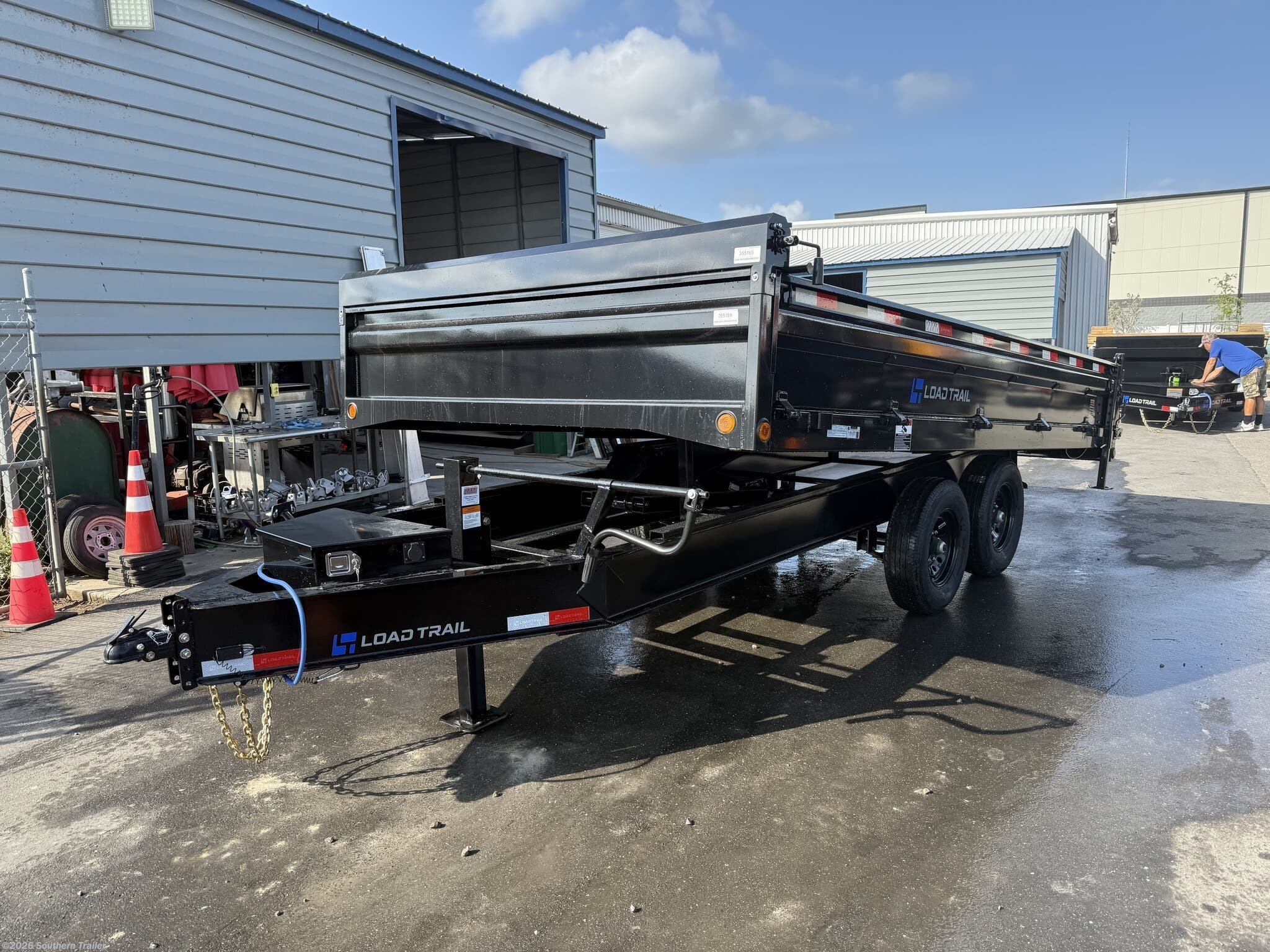 2026 DZ 96X16X18" Deckover Dump w/Fold Down Sides 14K GVWR by Load Trail from Southern Trailer in Englewood, Florida