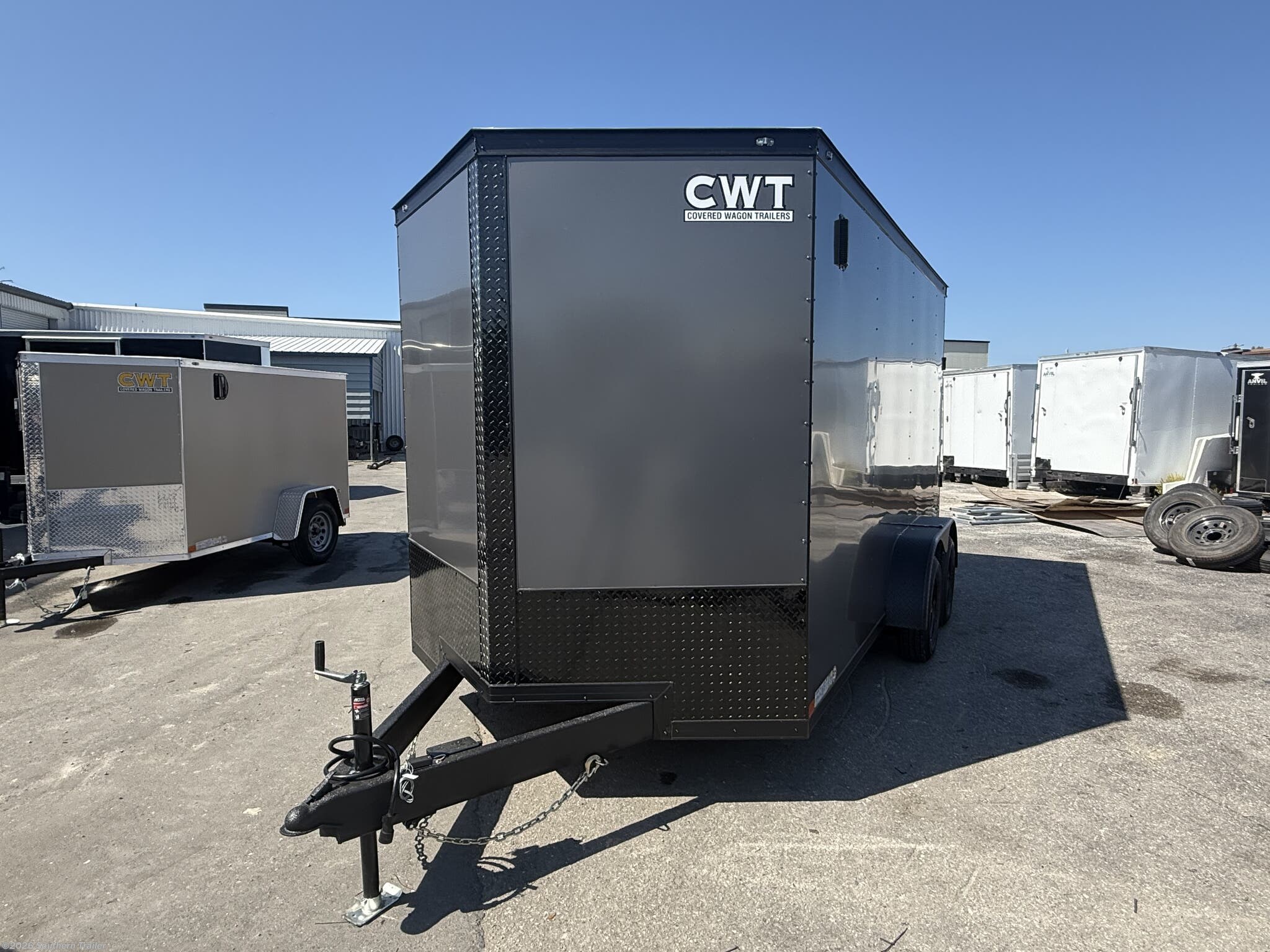 2026 Covered Wagon Goldmine 7X14 Extra Tall Enclosed Cargo Trailer 7K GVWR - New Cargo Trailer for sale by Southern Trailer in Englewood, Florida