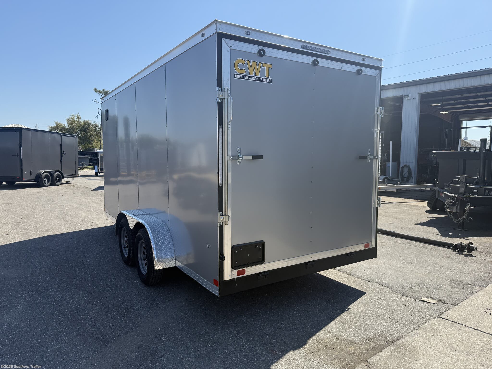 New 2026 Covered Wagon 7X16 Extra Tall Enclosed Cargo Trailer 7K GVWR available in Englewood, Florida