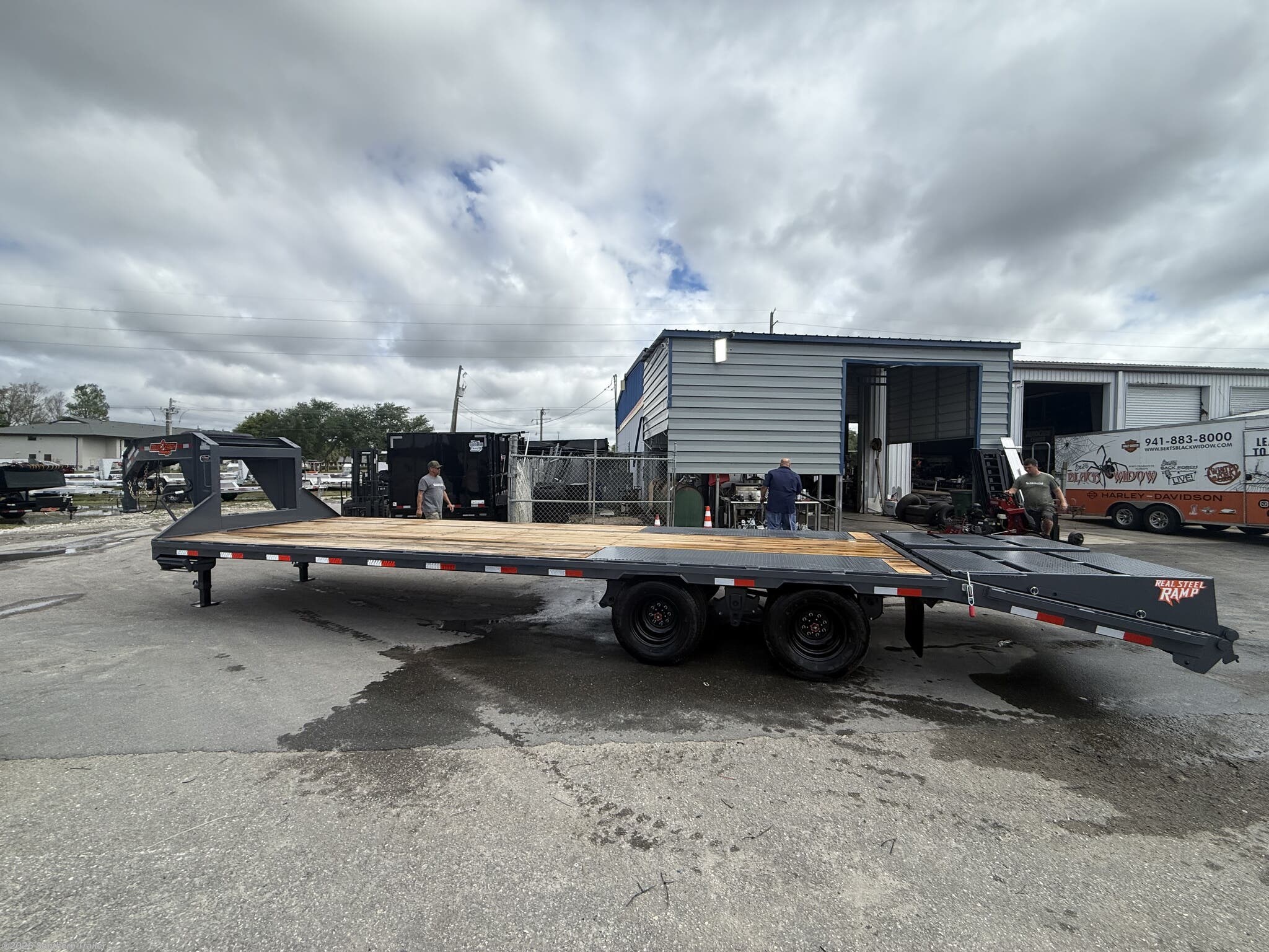 New 2026 Down 2 Earth 102X30 Gooseneck Flatbed Trailer 23.5K GVWR available in Englewood, Florida