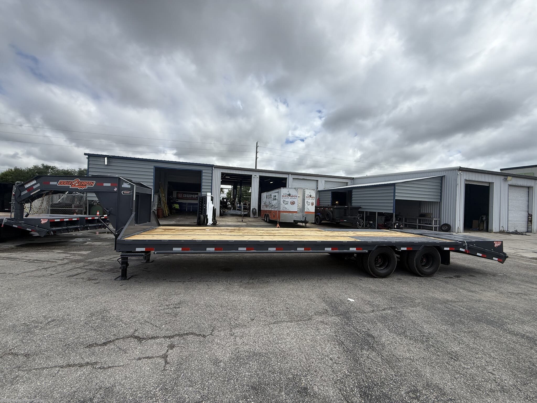New 2026 Down 2 Earth 102X30 Gooseneck Flatbed Trailer 25.9K GVWR available in Englewood, Florida