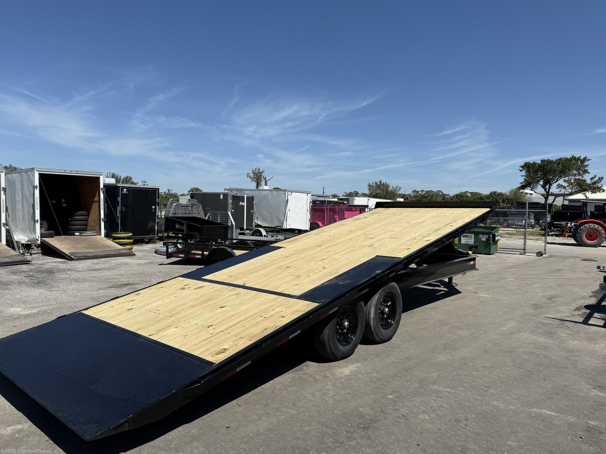 2026 Down 2 Earth 102X24 Deckover Tilt Trailer 14K GVWR - New Tilt Deck Trailer for sale by Southern Trailer in Englewood, Florida