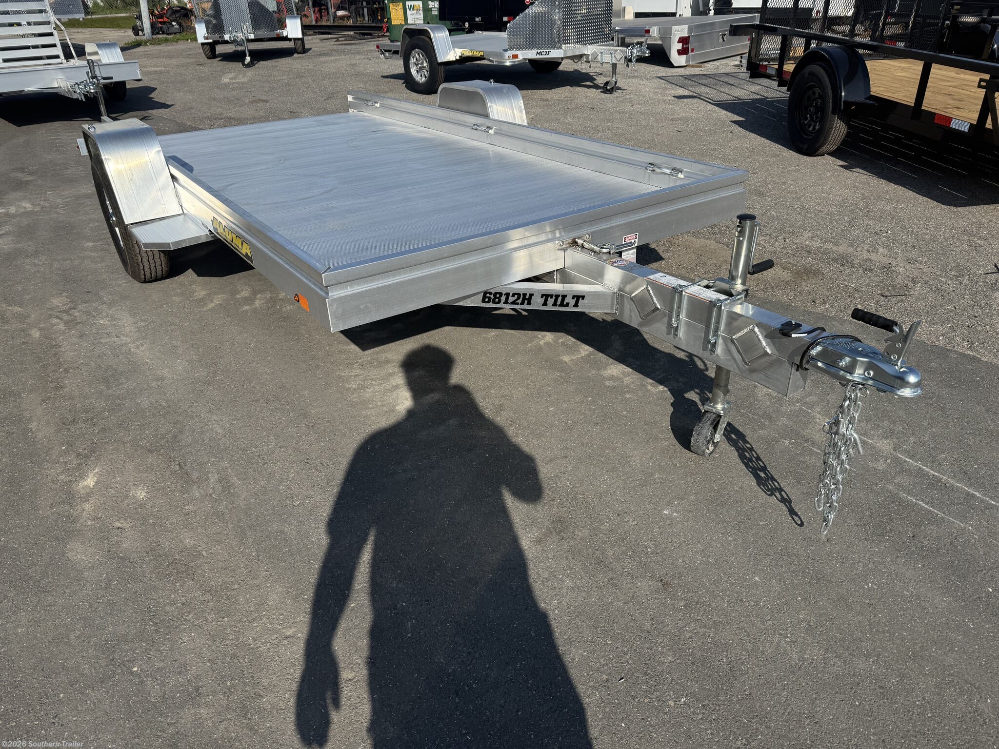 2027 Aluma 6812H-TILT 12' Aluminum Tilt Trailer Utility - New Utility Trailer for sale by Southern Trailer in Englewood, Florida