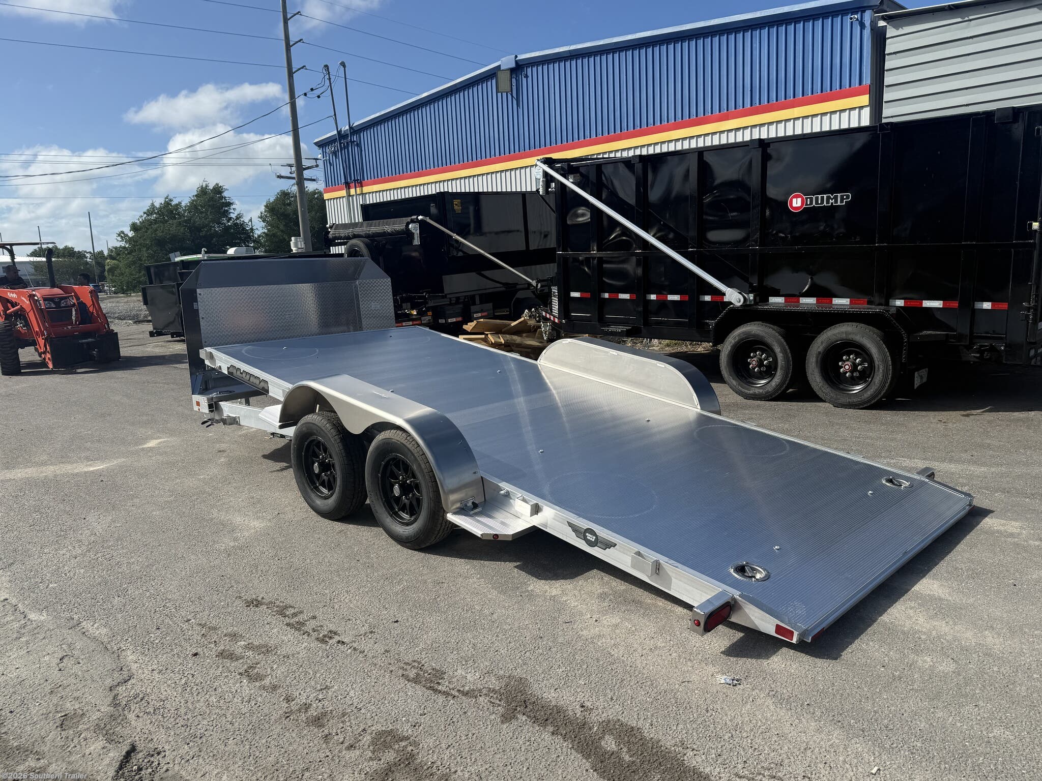 2027 Aluma 8216ANV-TILT-TA 16' Anniversary Edition Tilt Trailer 7K GVWR - New Car Hauler Trailer for sale by Southern Trailer in Englewood, Florida
