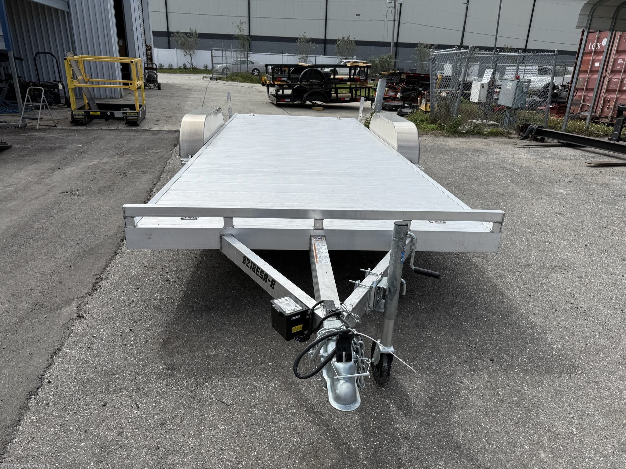 New 2027 Aluma 8218ESA-TA 18' Aluminum Utility Trailer 7K GVWR available in Englewood, Florida