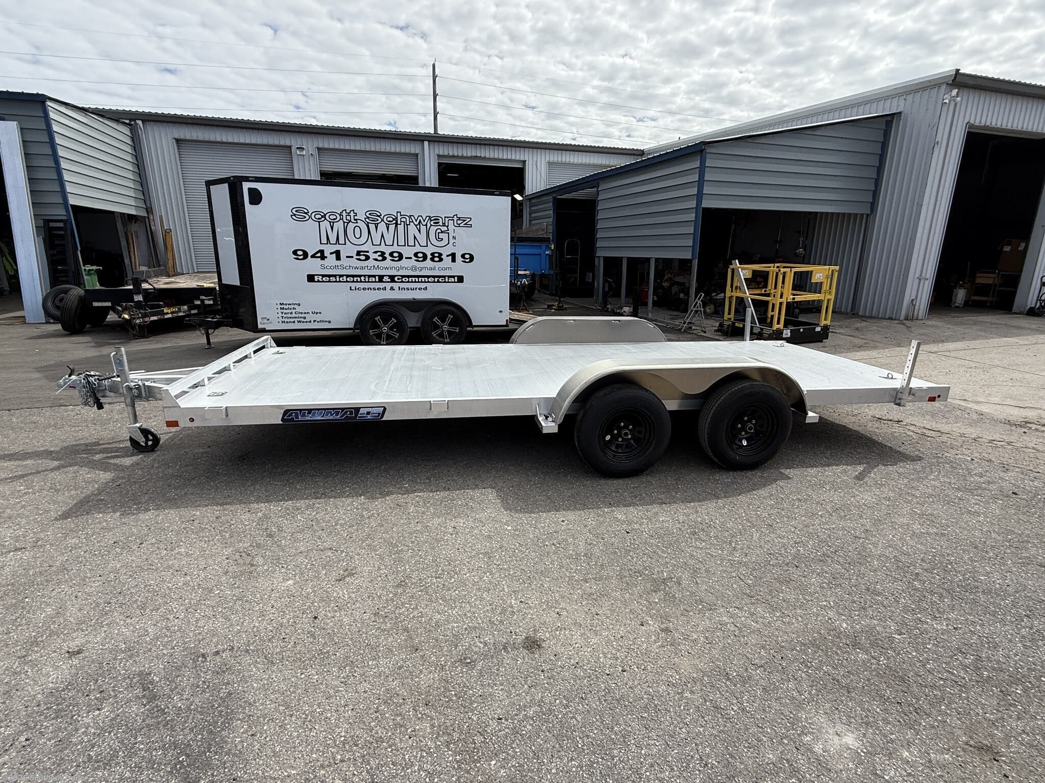 2027 8218ESA-TA 18' Aluminum Utility Trailer 7K GVWR by Aluma from Southern Trailer in Englewood, Florida