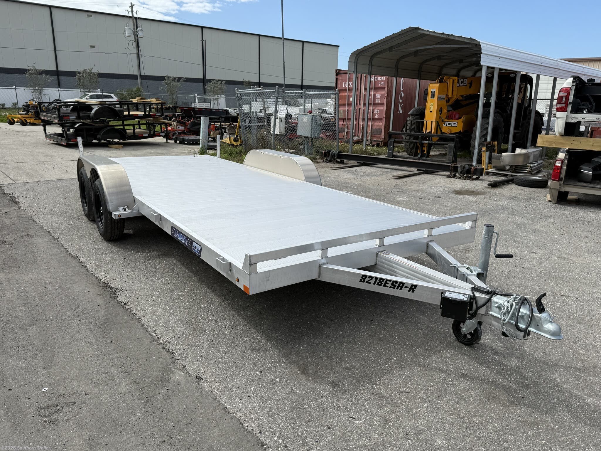 2027 Aluma 8218ESA-TA 18' Aluminum Utility Trailer 7K GVWR - New Utility Trailer for sale by Southern Trailer in Englewood, Florida