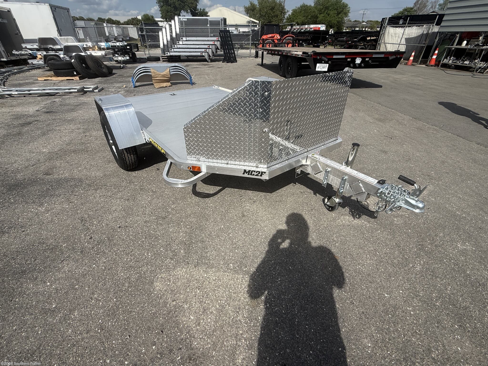 2027 MC2F-S-R Aluminum Folding 2 Place Motorcycle Trailer by Aluma from Southern Trailer in Englewood, Florida