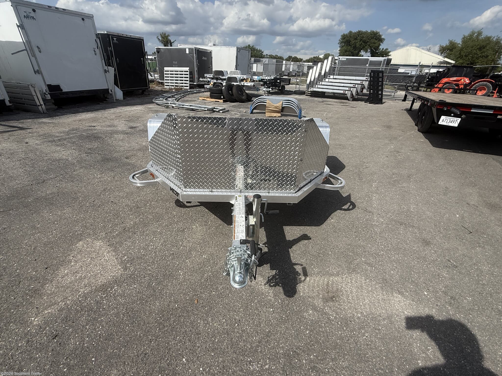 New 2027 Aluma MC2F-S-R Aluminum Folding 2 Place Motorcycle Trailer available in Englewood, Florida