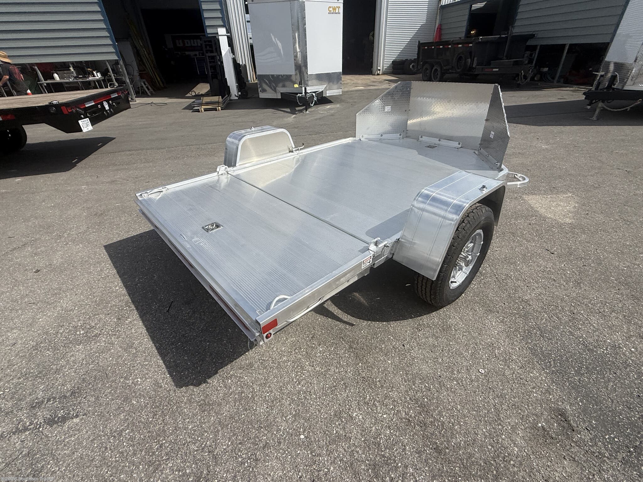 2027 Aluma MC2F-S-R Aluminum Folding 2 Place Motorcycle Trailer - New Motorcycle Trailer for sale by Southern Trailer in Englewood, Florida