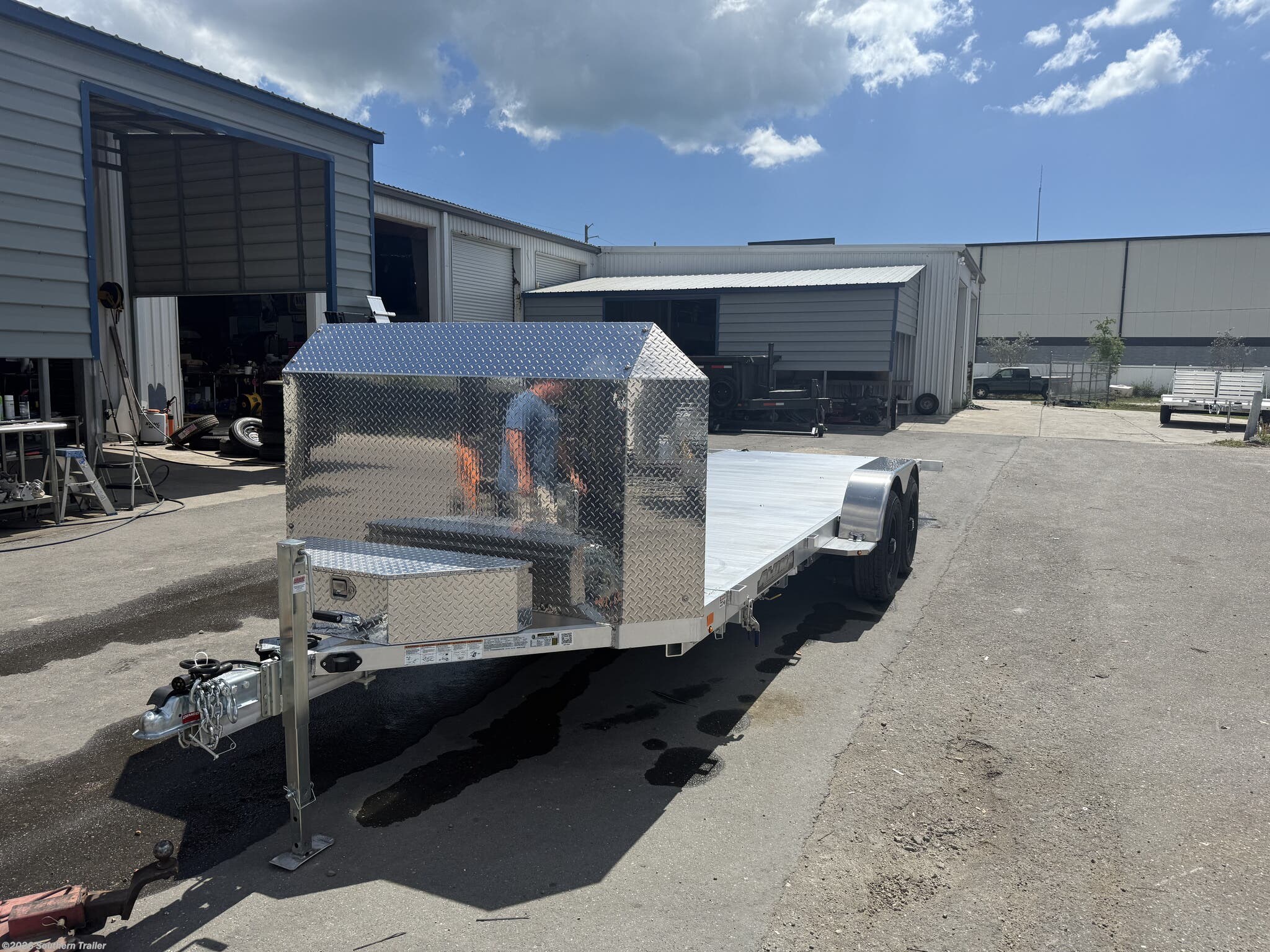 2027 8220H Tilt Anniversary 20' Aluminum Tiltbed Car Hauler Trailer 9.9K GVWR by Aluma from Southern Trailer in Englewood, Florida