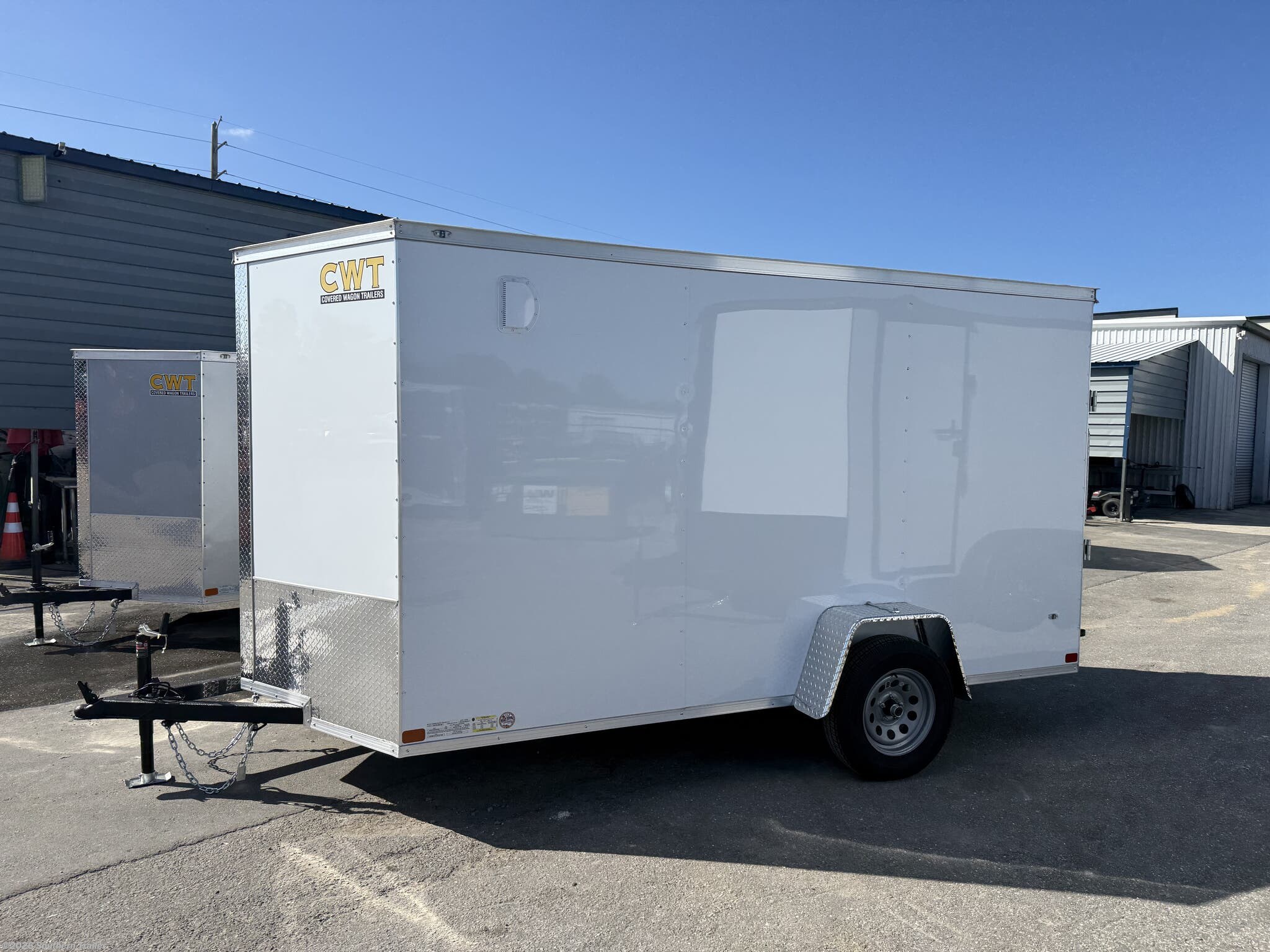 New 2026 Covered Wagon 6X12 Single Axle Enclosed Cargo Trailer 2990 GVWR available in Englewood, Florida