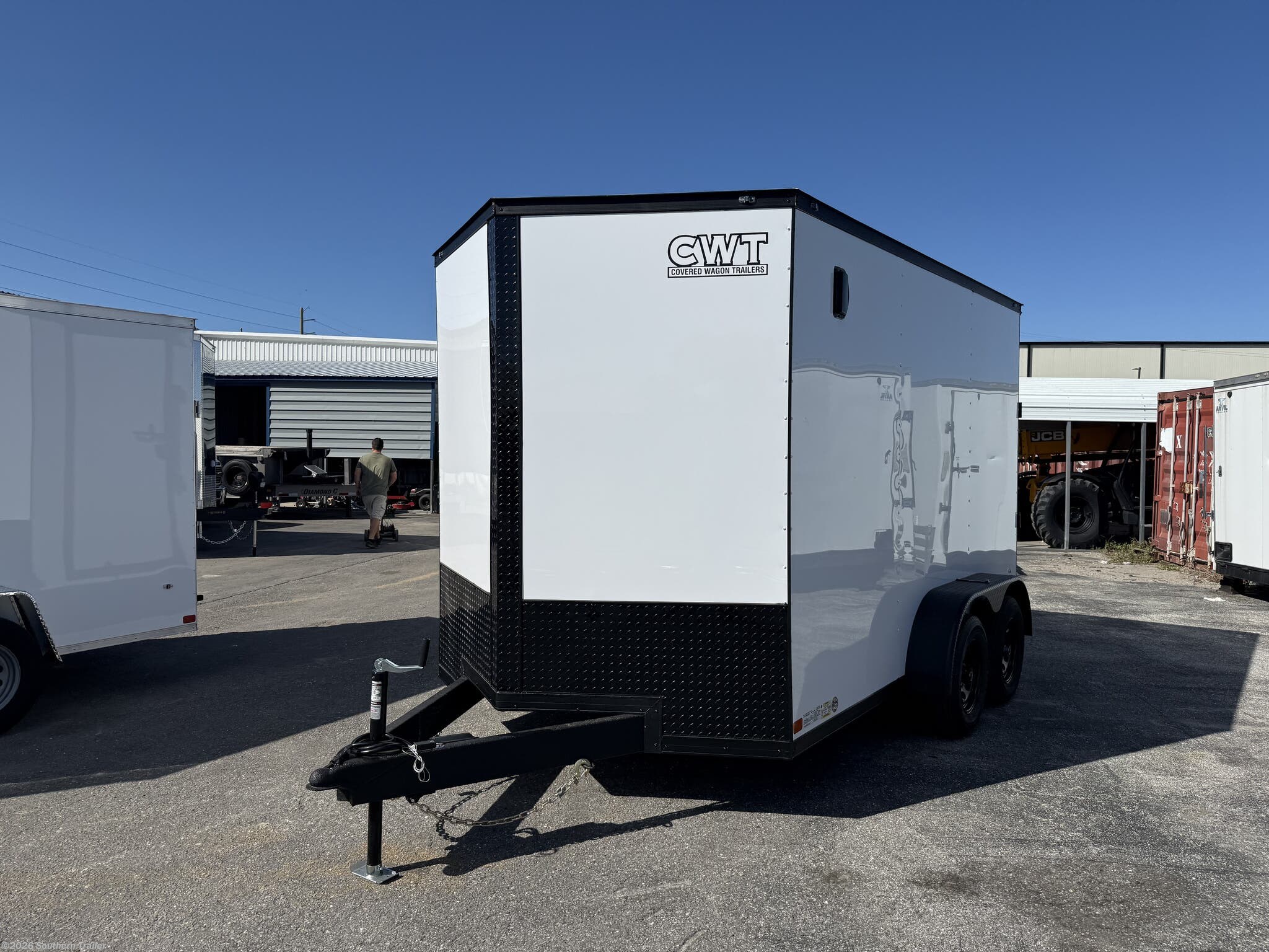 2026 Covered Wagon 7X12 Tandem Axle Enclosed Cargo 7K GVWR