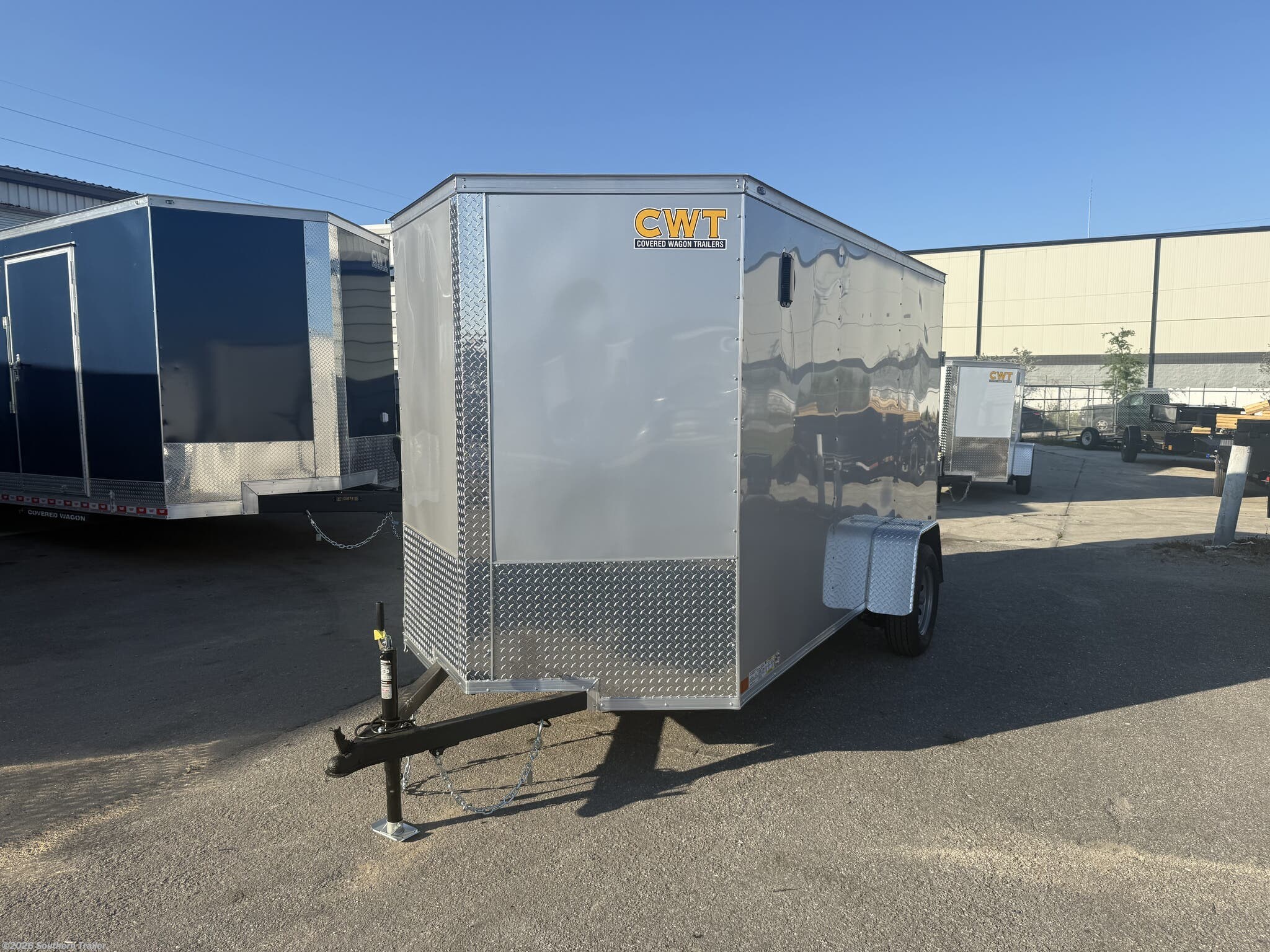 2026 Covered Wagon 6X12 Single Axle Enclosed Cargo Trailer 2990 GVWR