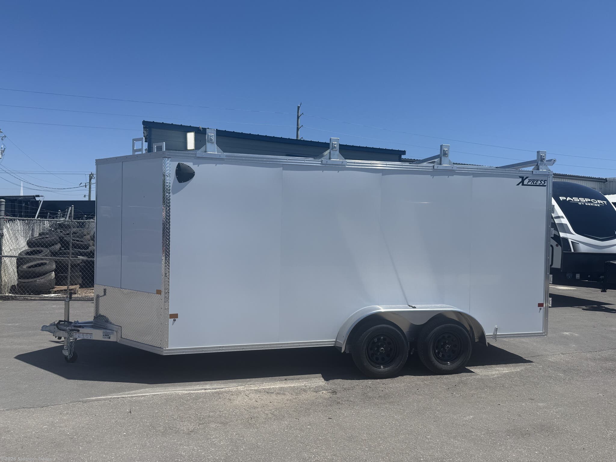 2026 7X16 Aluminum Ultimate Contractor Package Enclosed by Xpress from Southern Trailer in Englewood, Florida