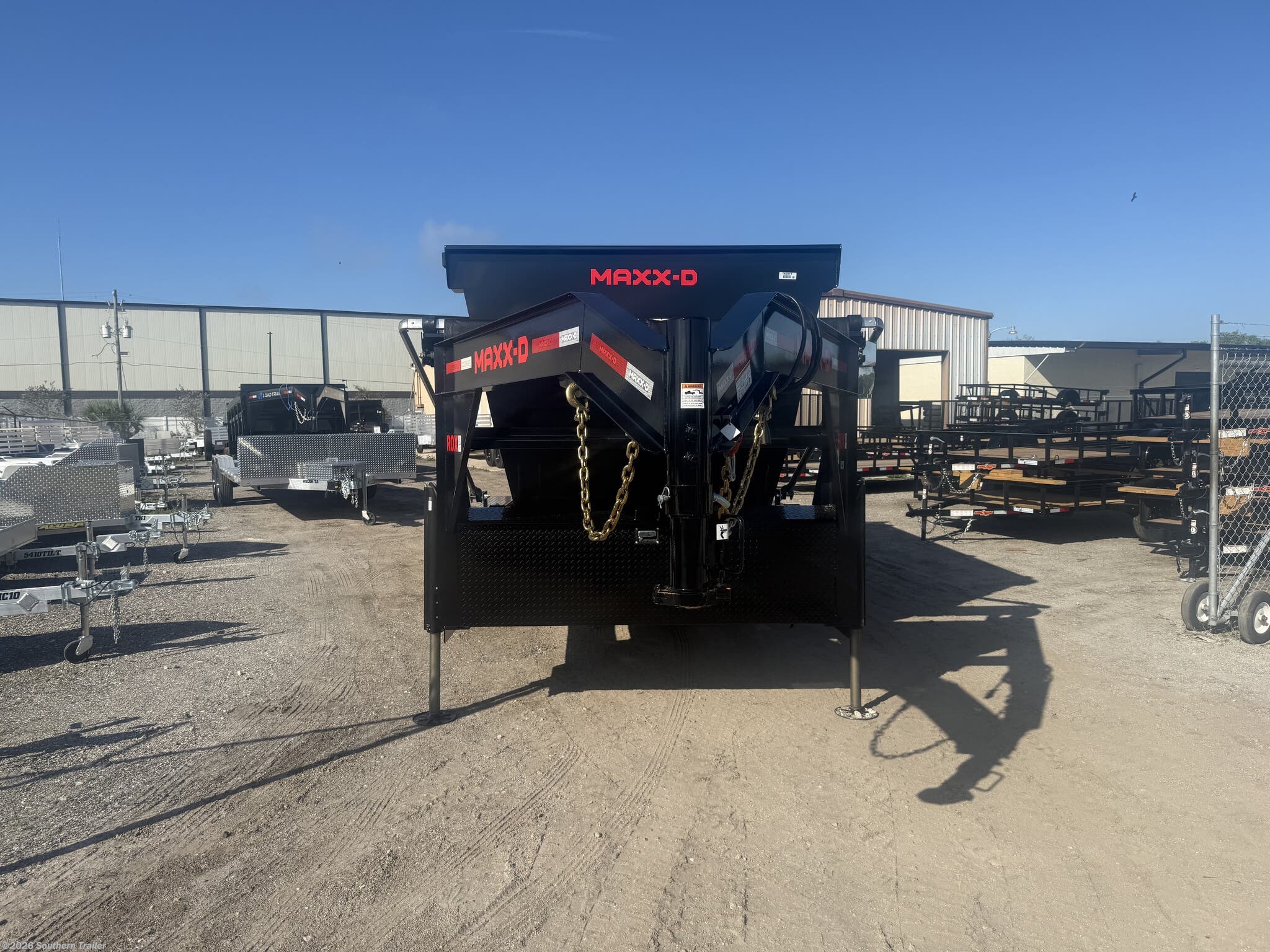 2027 83X14 Gooseneck Roll Off Dump Trailer 18K GVWR by MAXX-D from Southern Trailer in Englewood, Florida