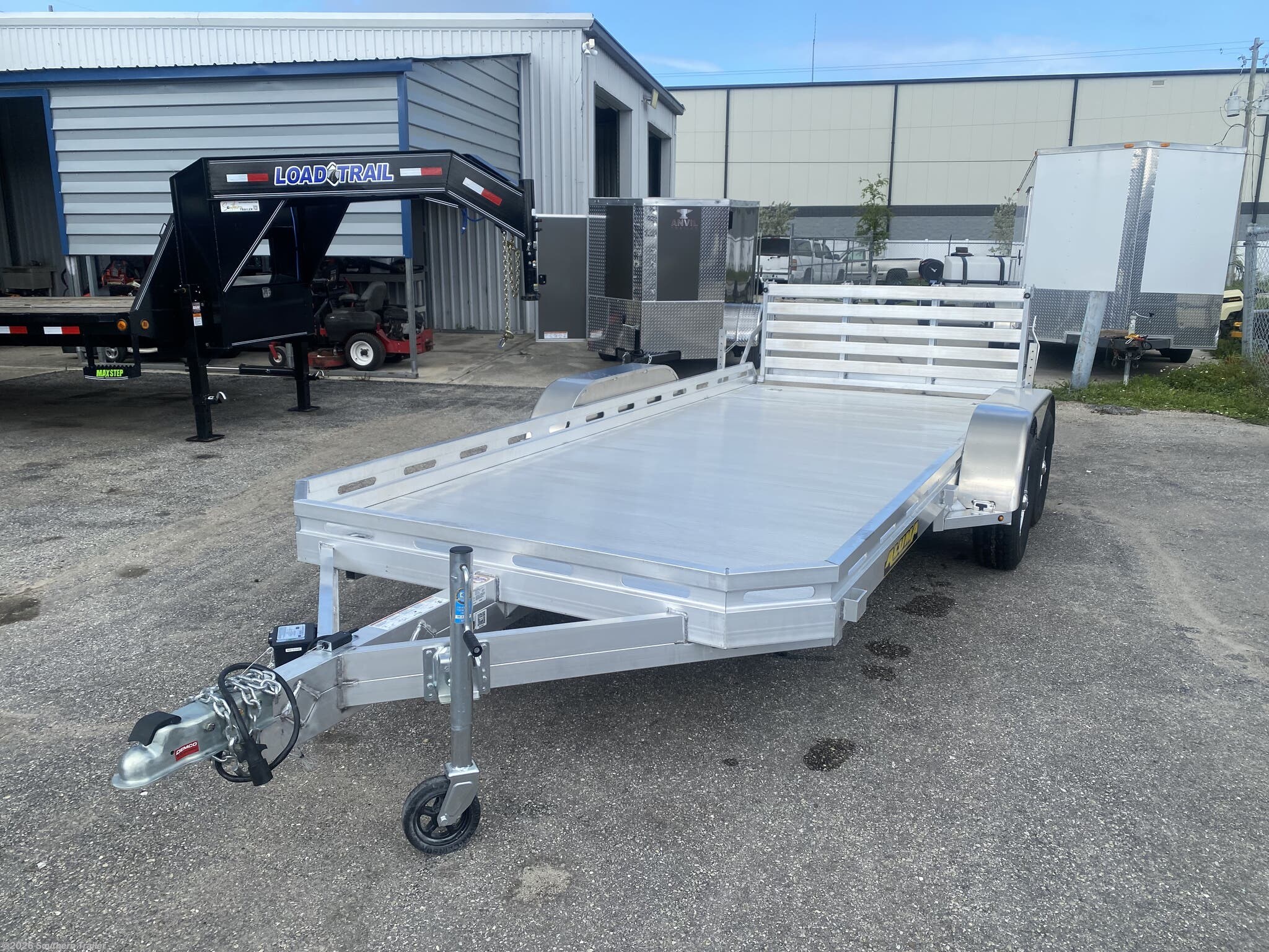 2027 Aluma 7816TA-EL-BT-RTD 16' Aluminum Bi-Fold Tailgate Utility Trailer - New Utility Trailer for sale by Southern Trailer in Englewood, Florida