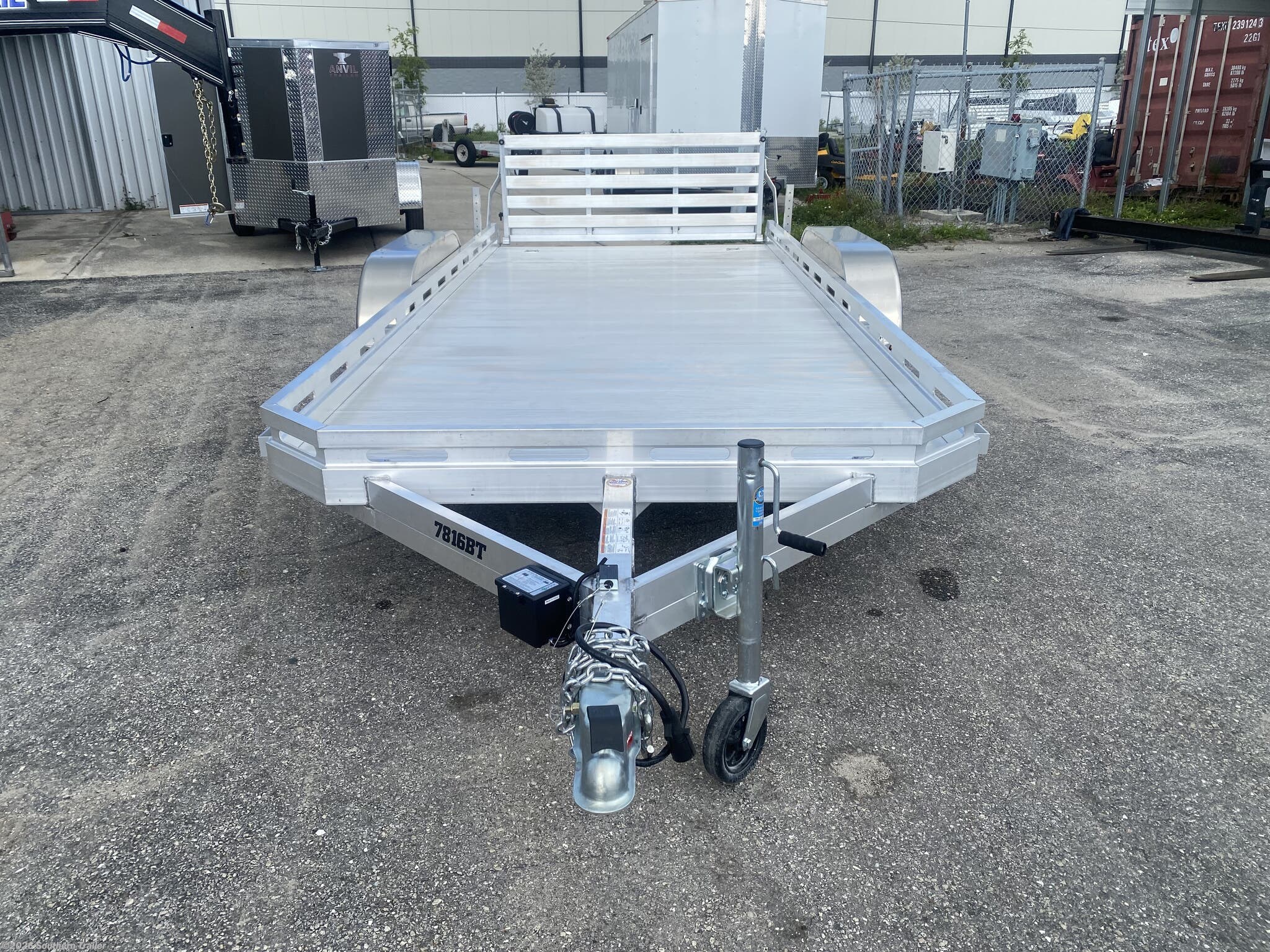 2027 7816TA-EL-BT-RTD 16' Aluminum Bi-Fold Tailgate Utility Trailer by Aluma from Southern Trailer in Englewood, Florida
