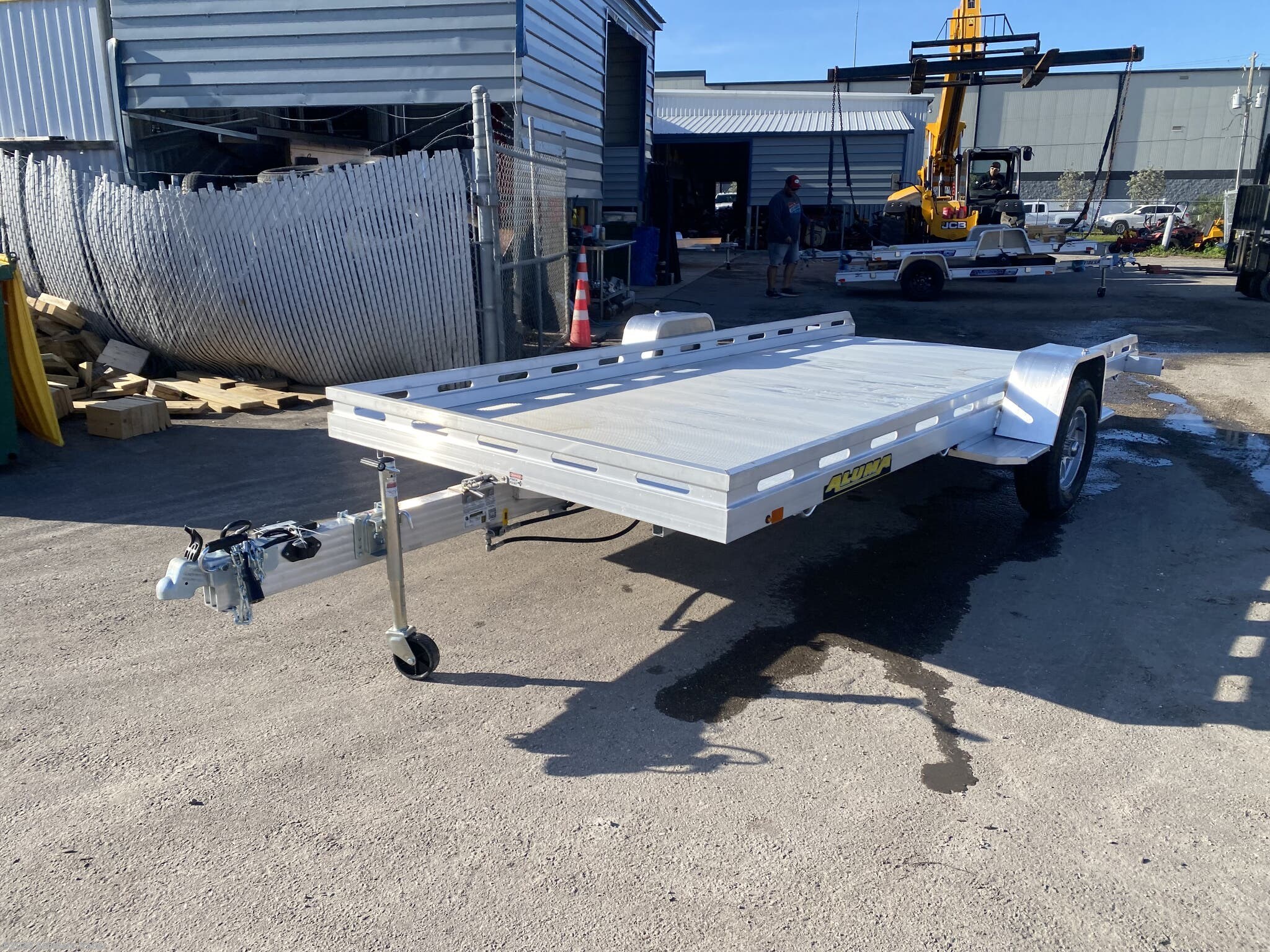 2027 7815TILT-S-EL 15' Aluminum Tilt Utility Trailer 4.2K GVWR by Aluma from Southern Trailer in Englewood, Florida