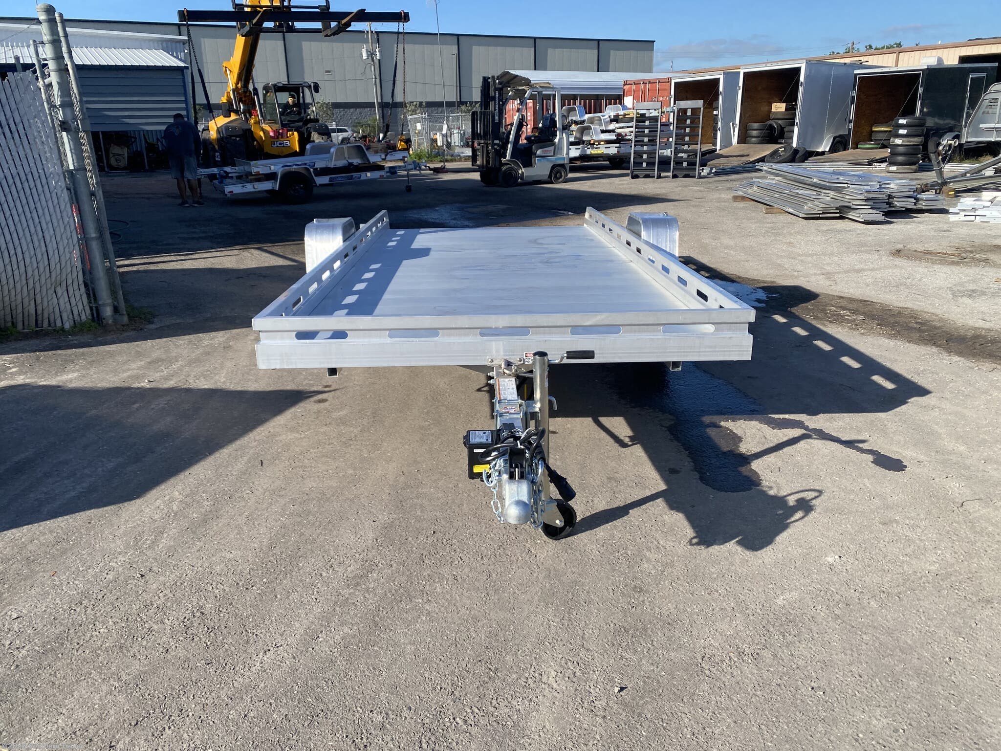 New 2027 Aluma 7815TILT-S-EL 15' Aluminum Tilt Utility Trailer 4.2K GVWR available in Englewood, Florida