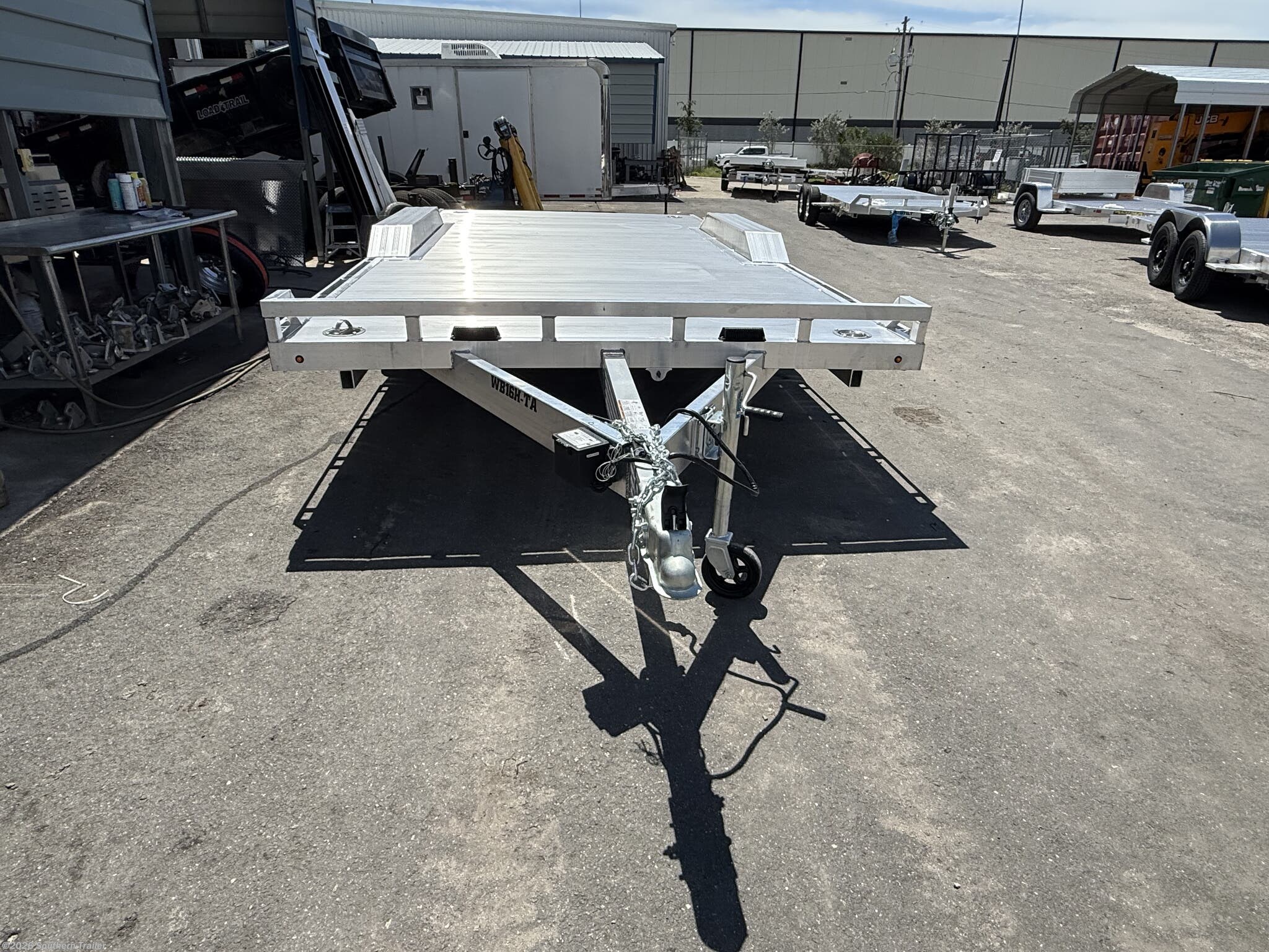 New 2027 Aluma WB16H-TA-EL 16' Drive On Fender Aluminum Trailer 9990 GVWR available in Englewood, Florida